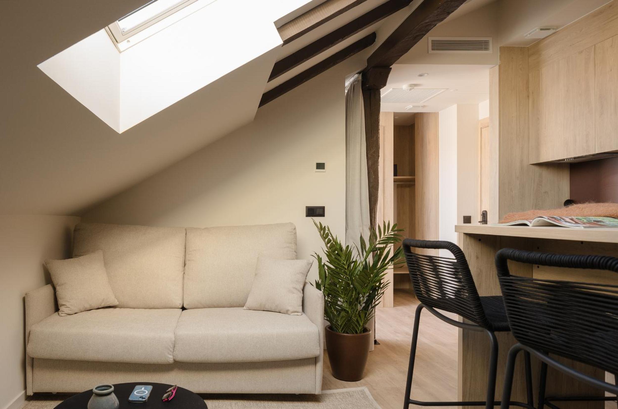 Estudio con terraza