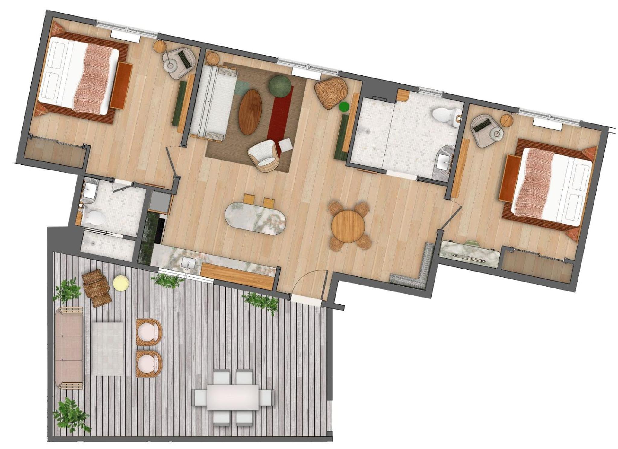 Two Bedroom King Suite