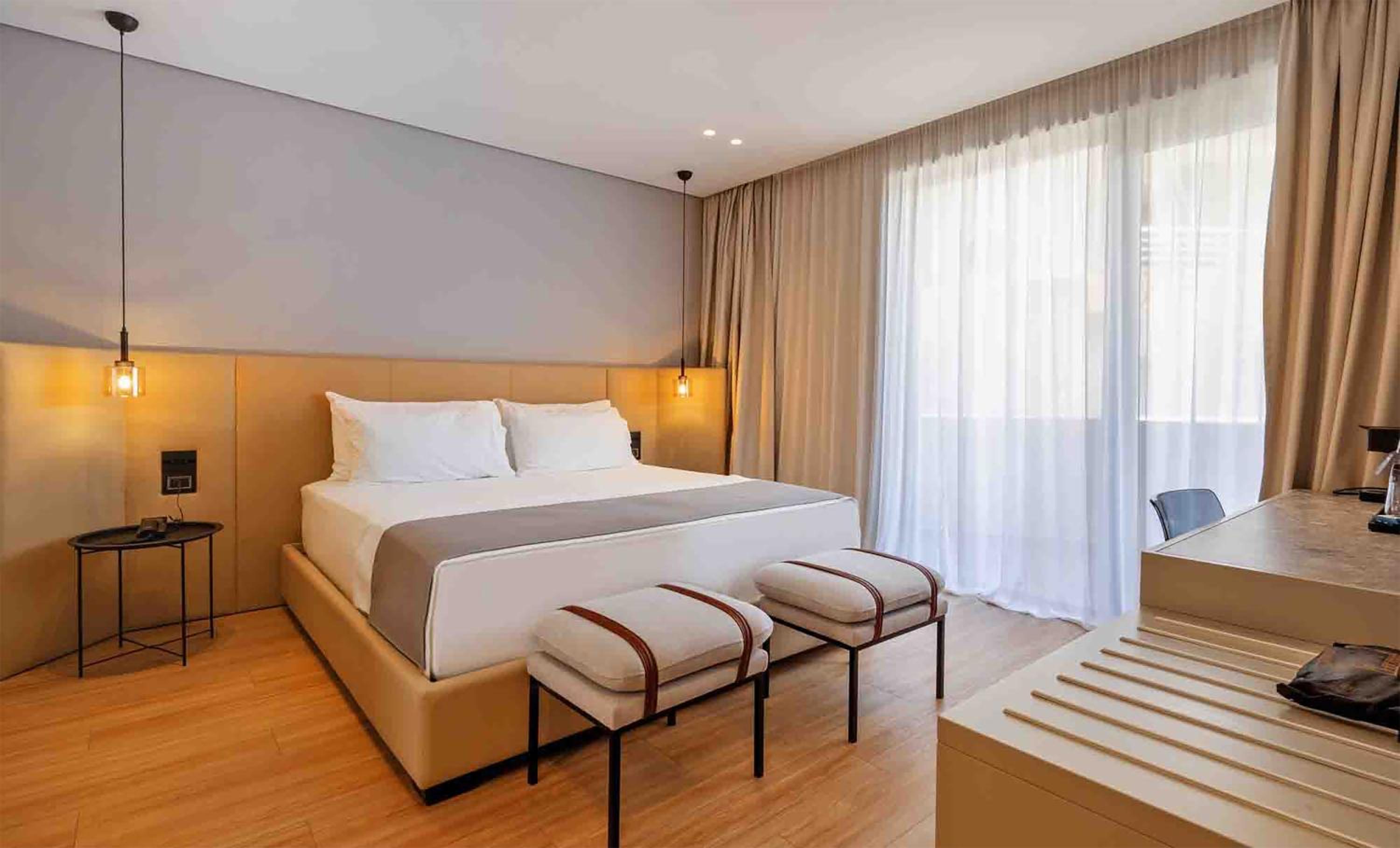 Double or Twin Room with Side Sea View