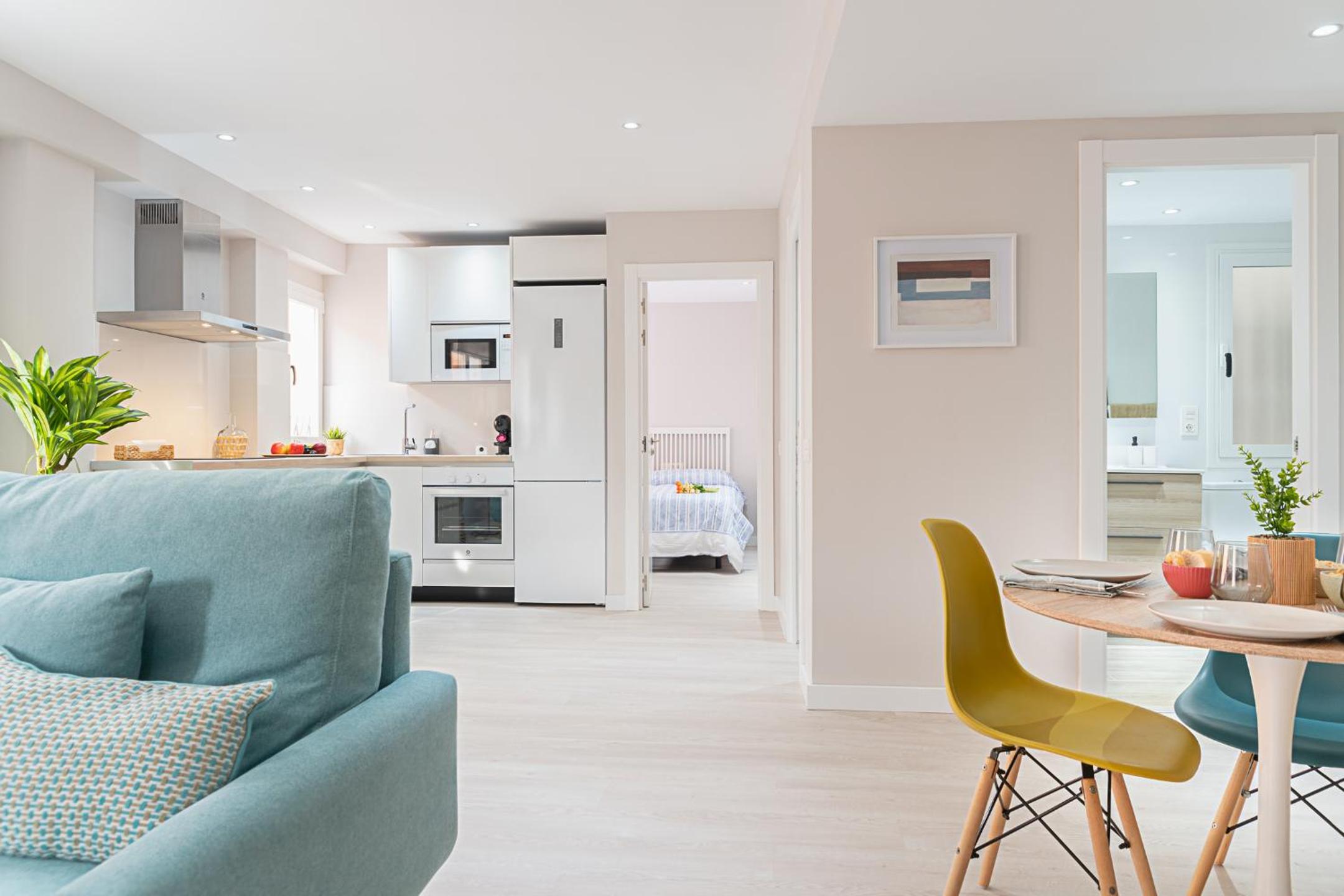 Apartamento de dos habitaciones