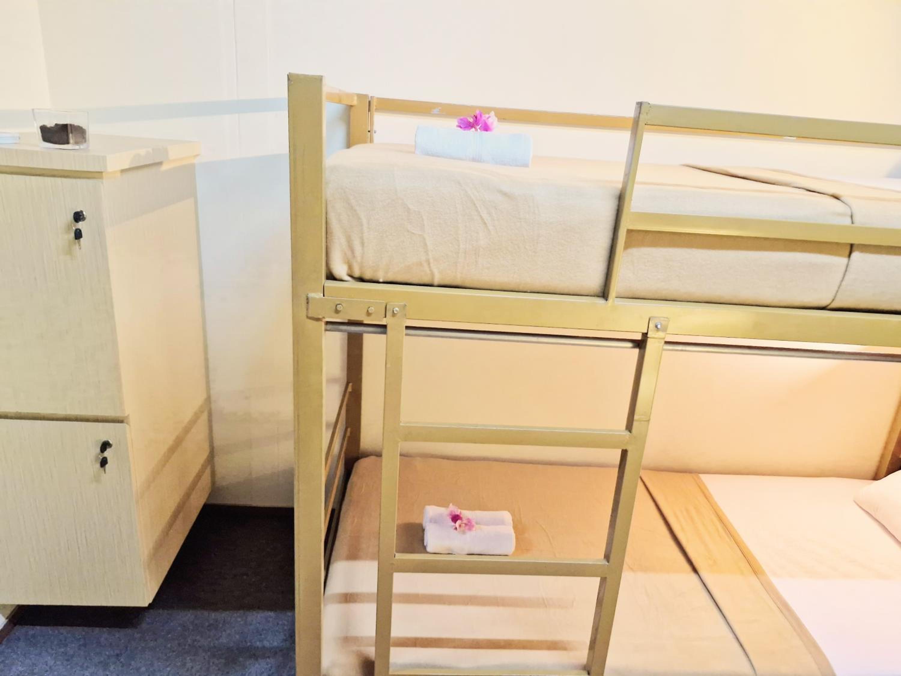 Single Bed in Male Dormitory Room