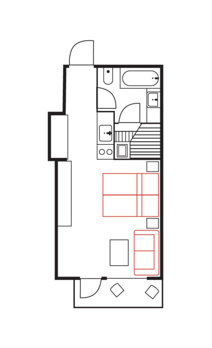 Studio with Sofa Bed and Sauna - Photo 8