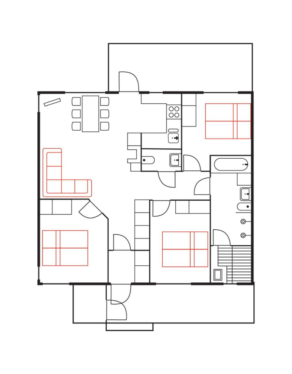 Three-Bedroom Apartment - Photo 13