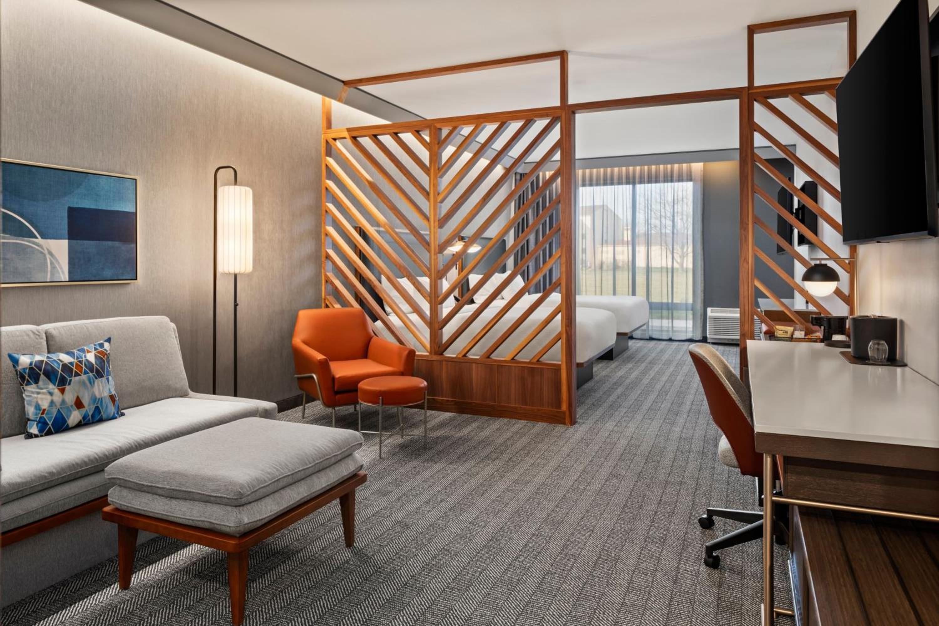 Queen Suite with Two Queen Beds and Sofa Bed