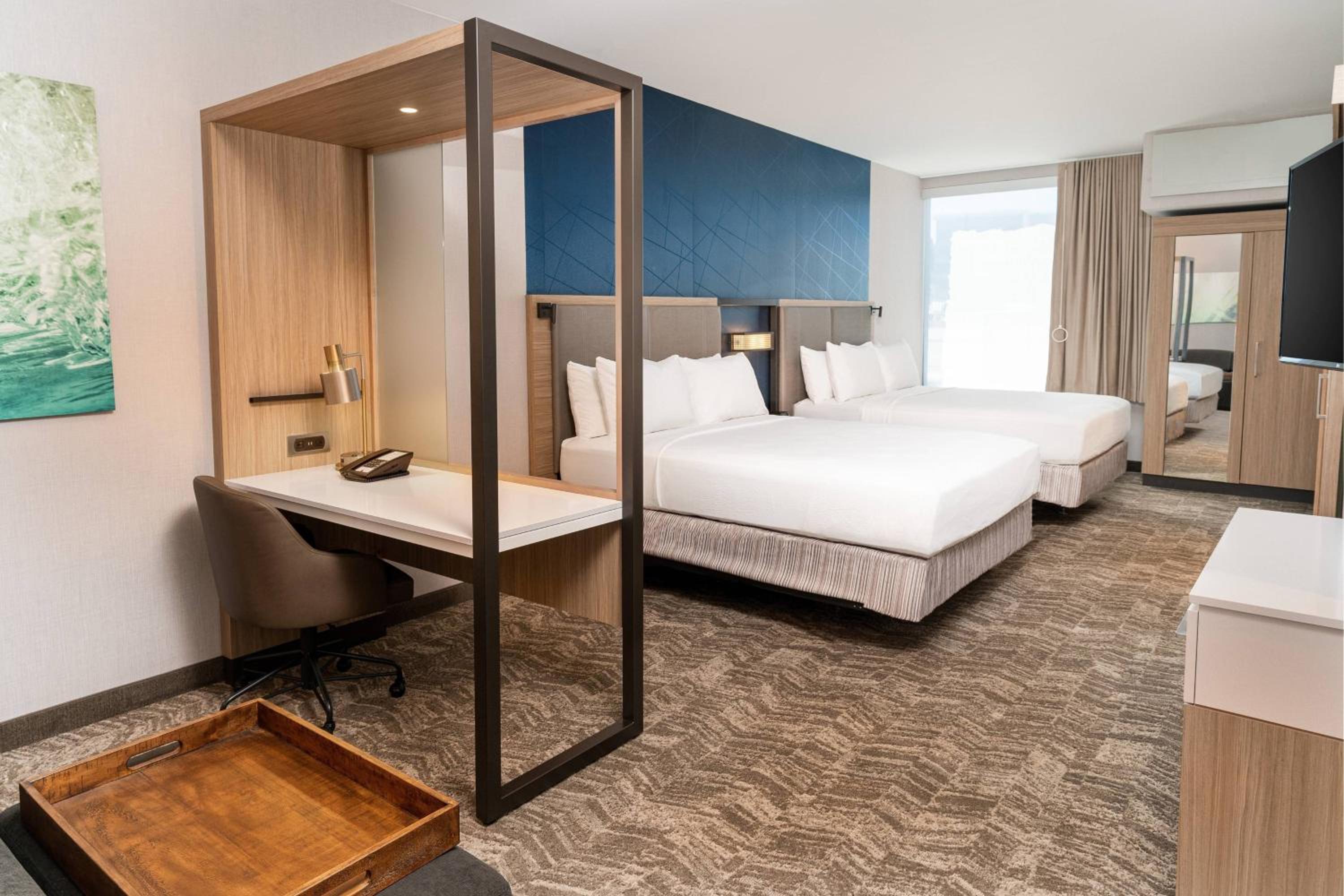 Queen Suite with Sofa Bed and Roll-in Shower - Mobility Accessible