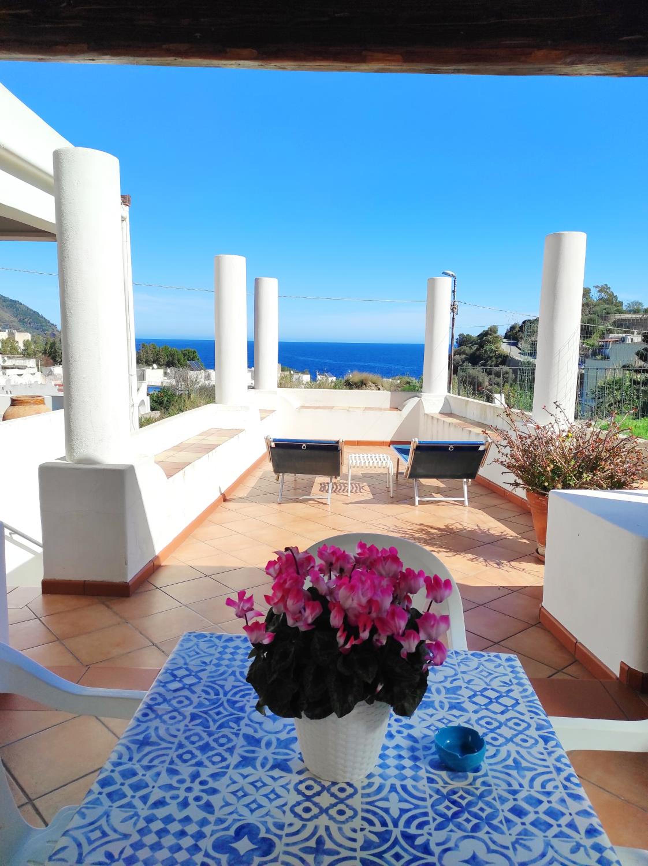 One-Bedroom Apartment with Sea View and Terrace