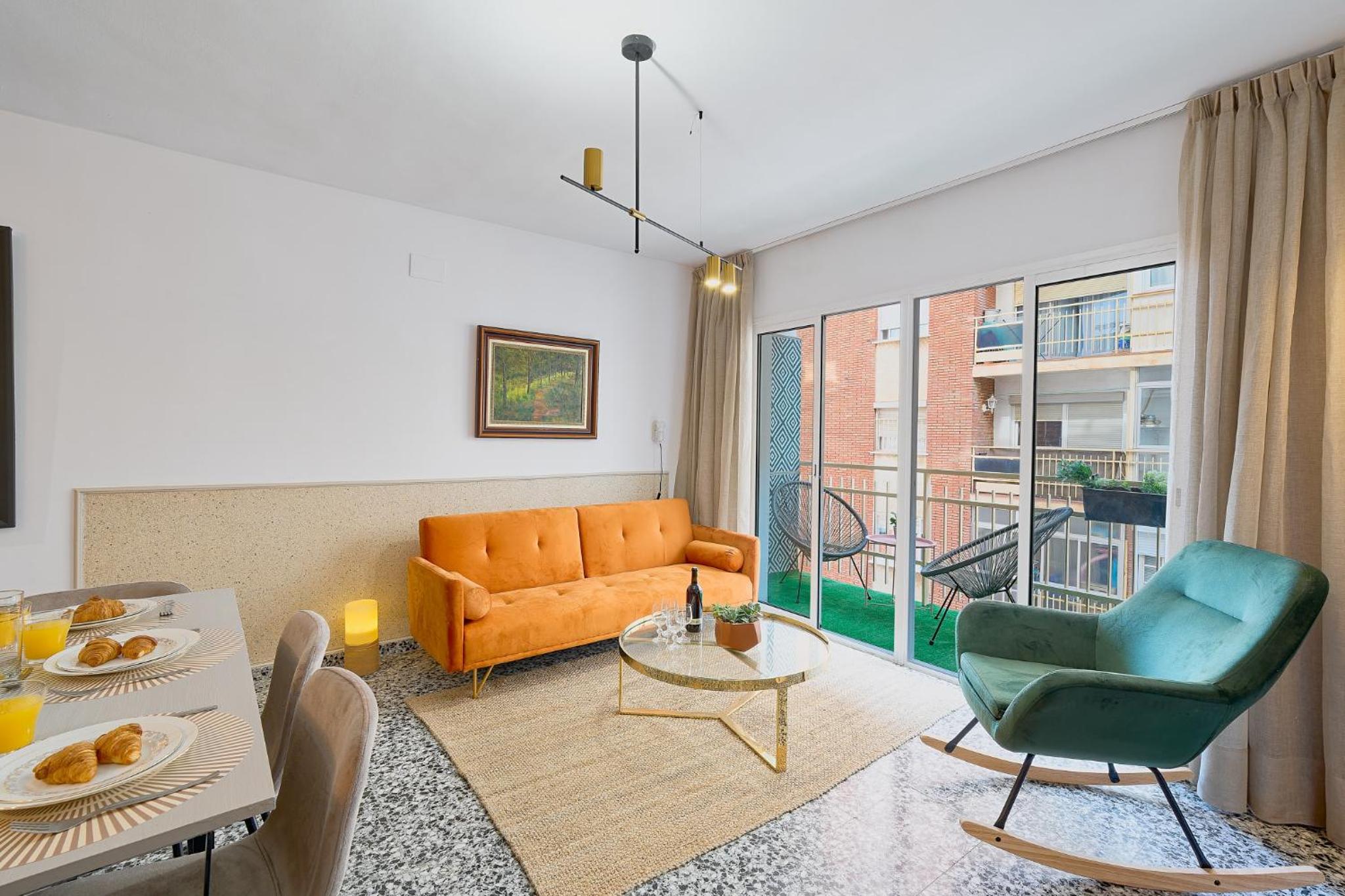 Apartamento de dos habitaciones
