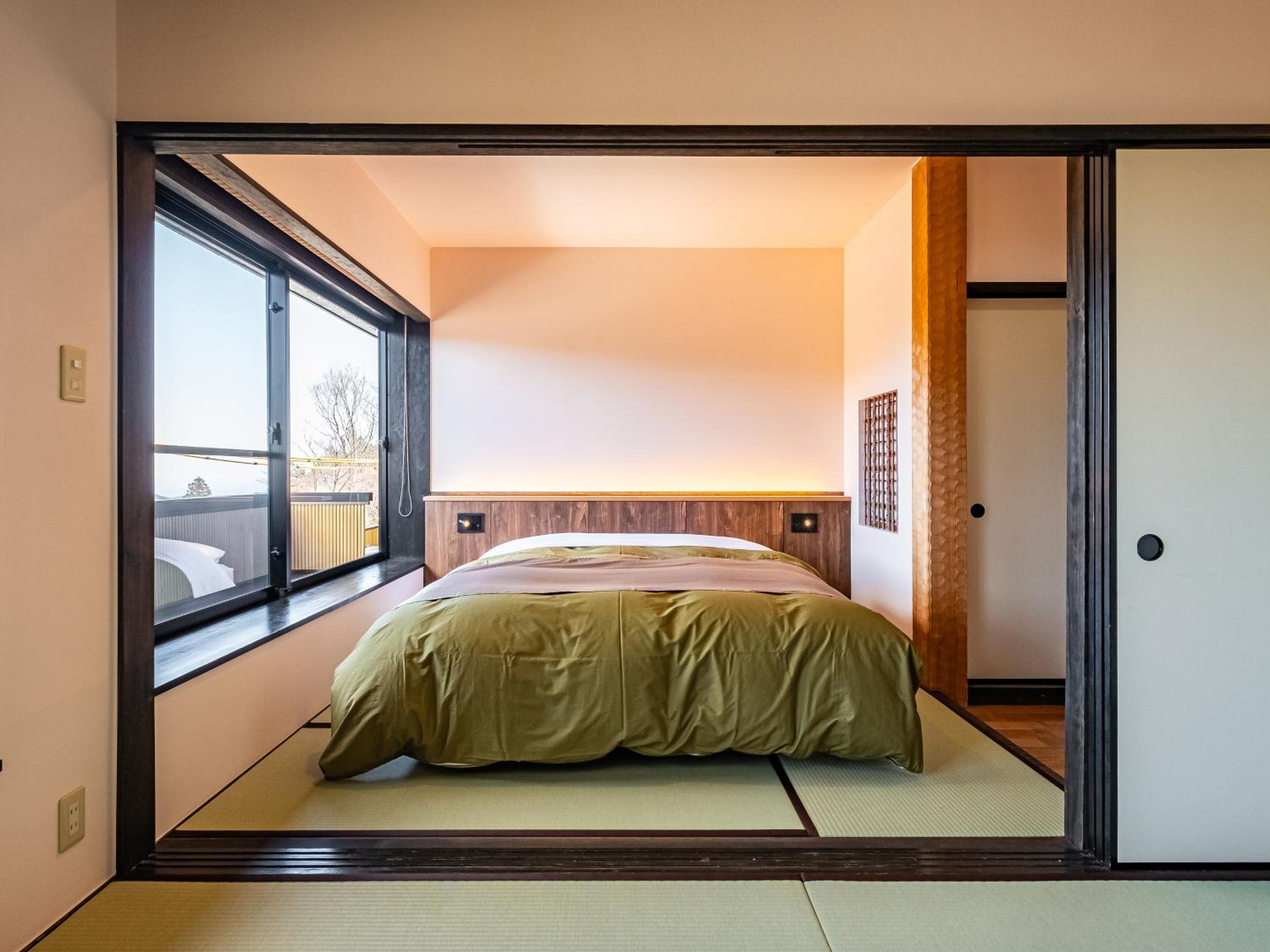 Japanese and Western style room 46㎡ Queen Double with Annex private open-air bath - Photo 7