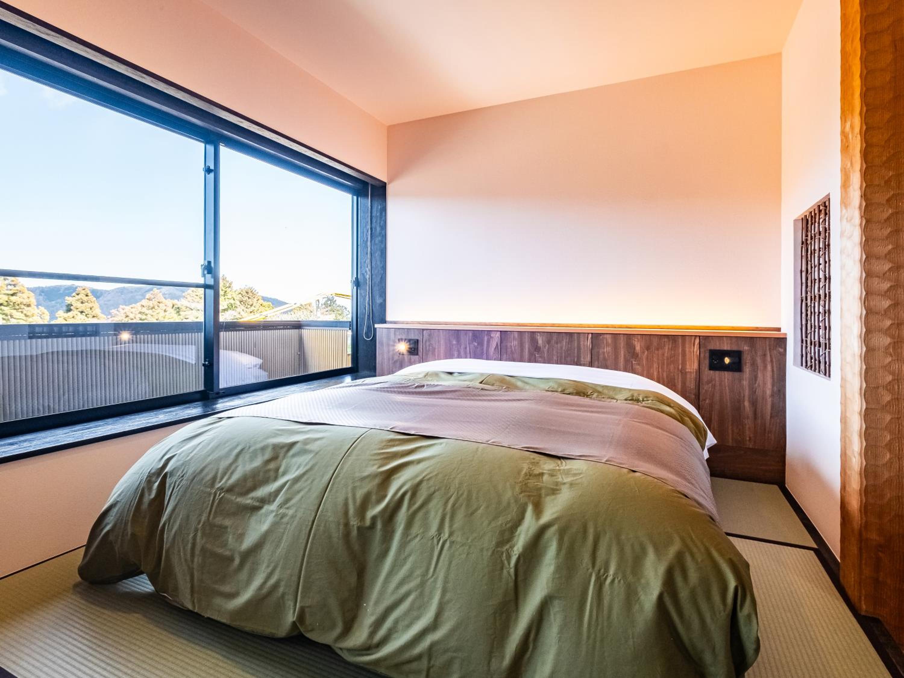 Japanese and Western style room 46㎡ Queen Double with Annex private open-air bath - Photo 9