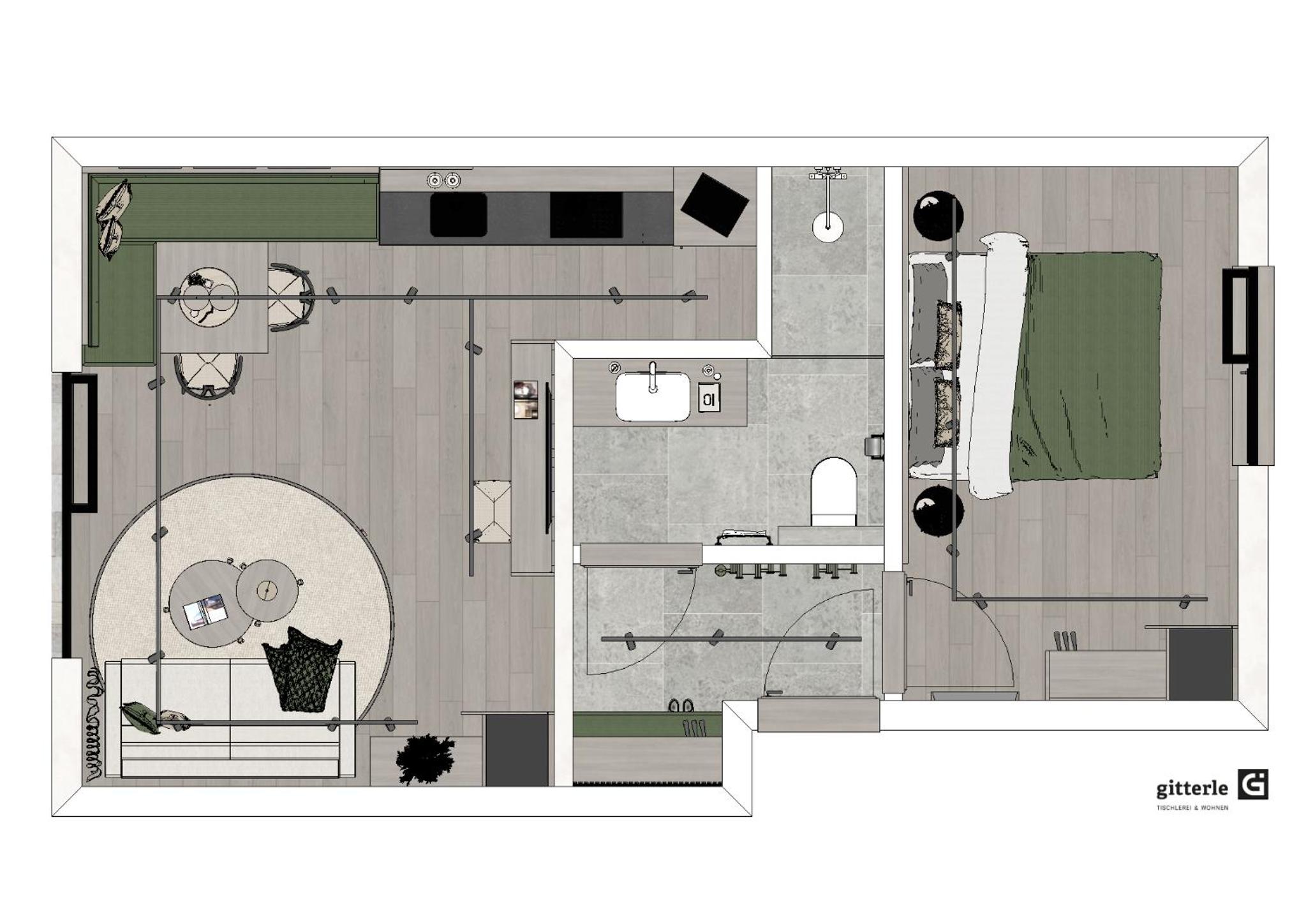 One-Bedroom Apartment with Garden View - Photo 10