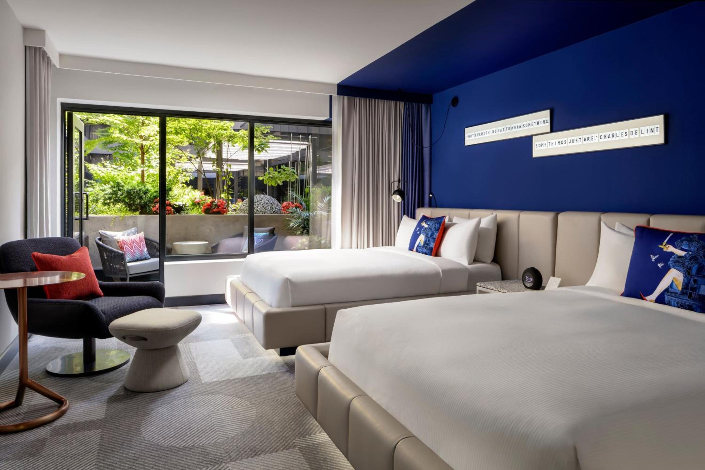 Premier Room with Two Queen Beds, Terrace and Courtyard View