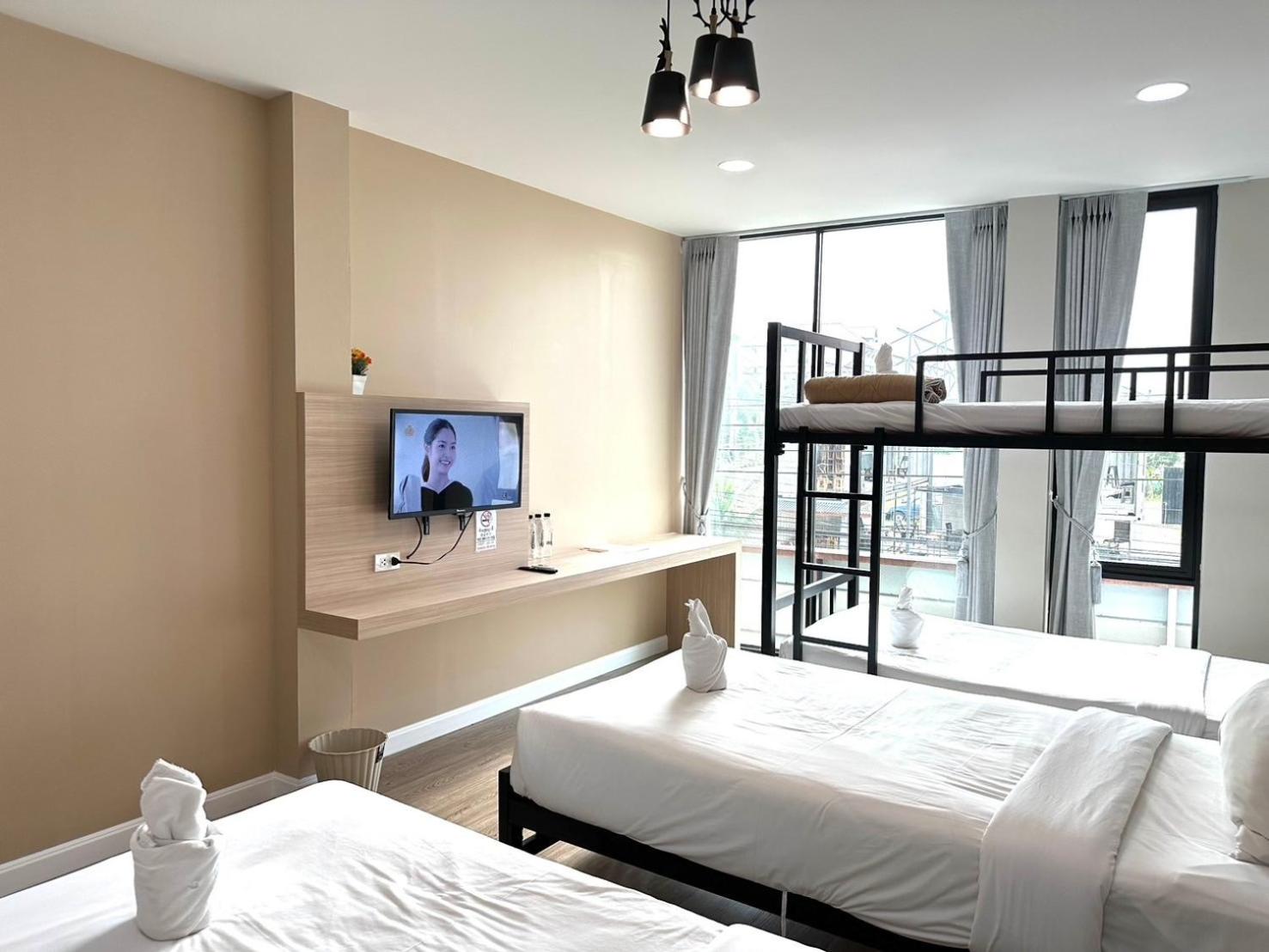 Economy Quadruple Room with Shared Bathroom