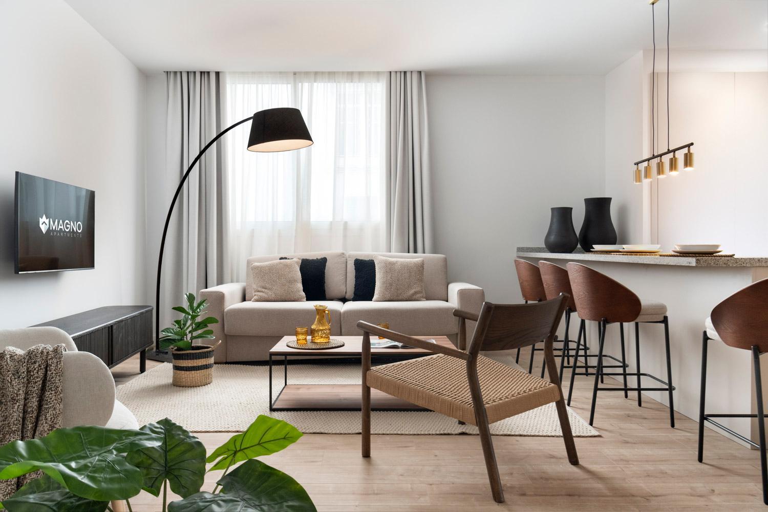 Apartamento de dos habitaciones