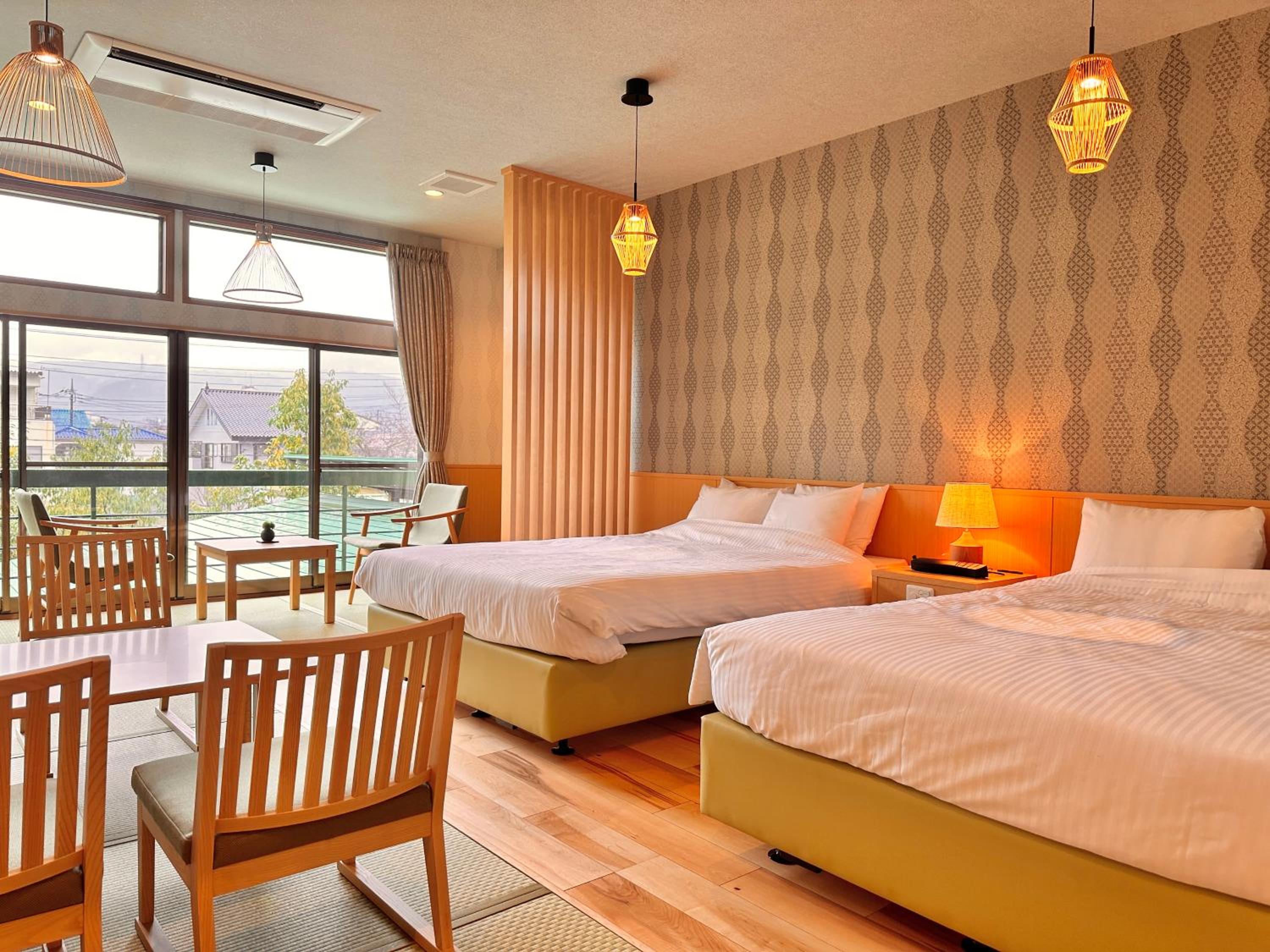 Japanese-Style Twin Room with Tatami Area, Shared Bathroom and Toilet - 2nd Floor