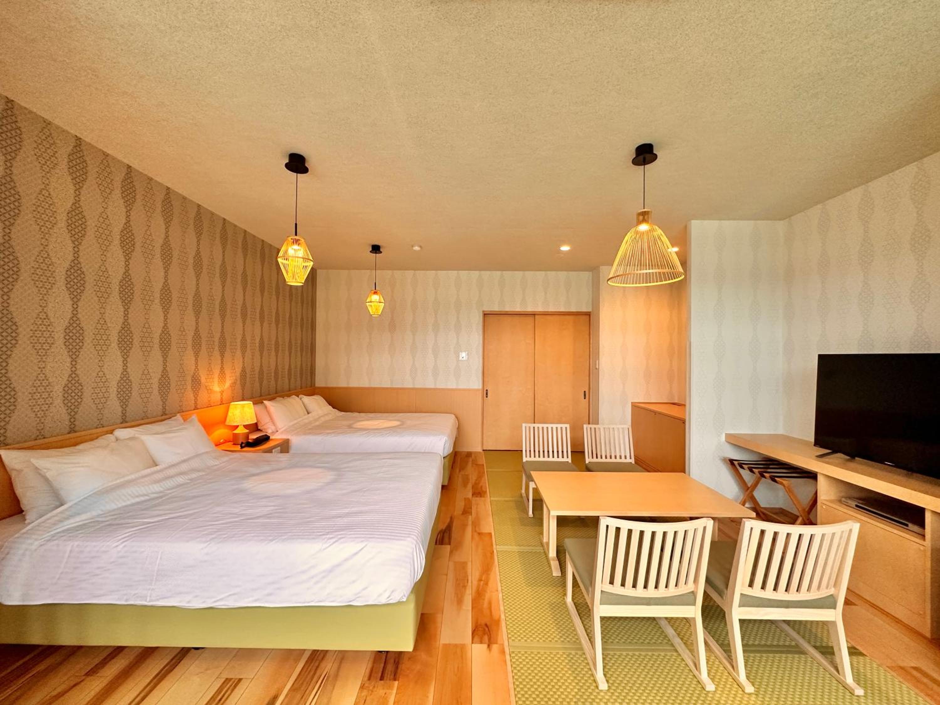 Japanese-Style Twin Room with Tatami Area, Shared Bathroom and Toilet - 2nd Floor photo 2