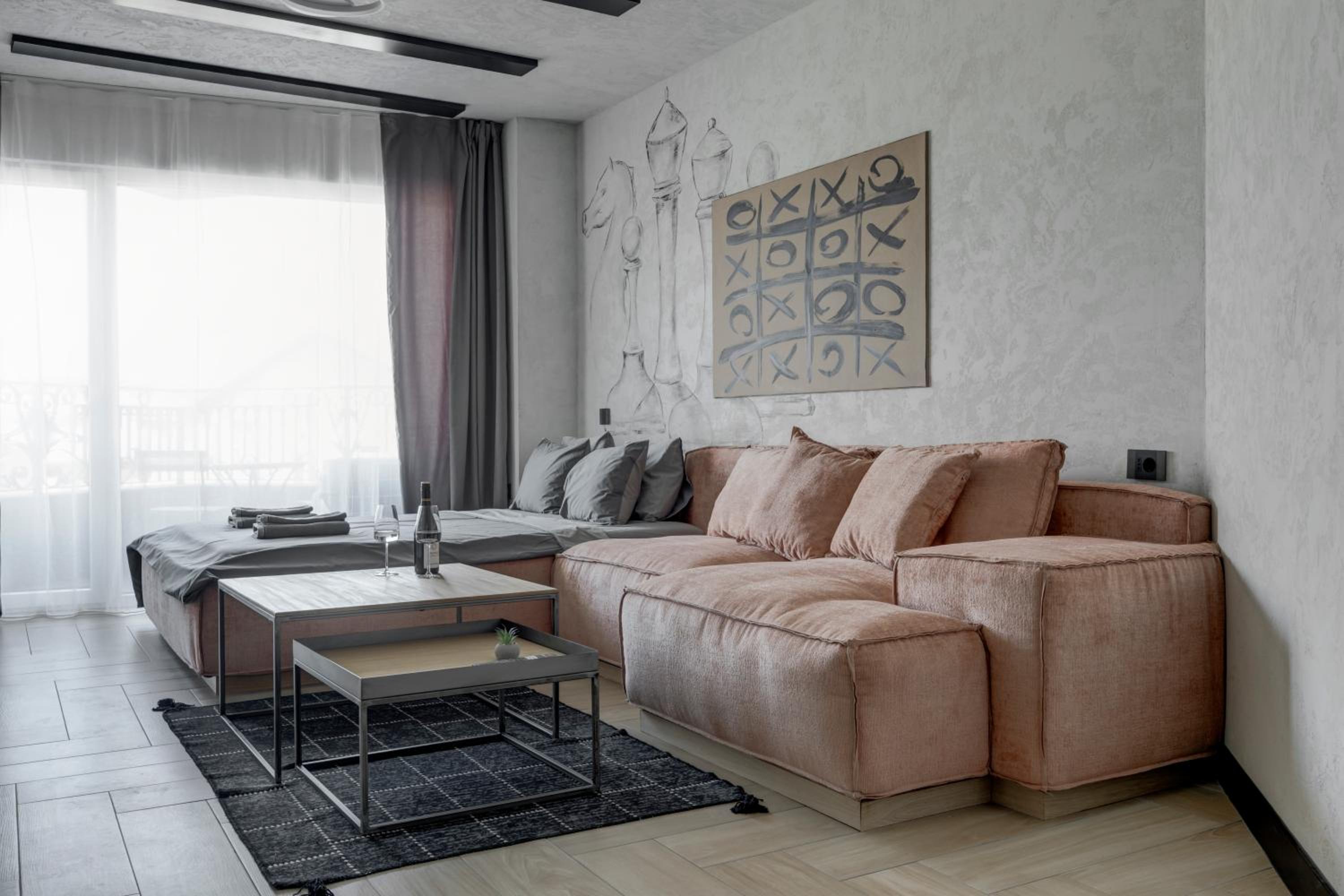 Studio with Balcony