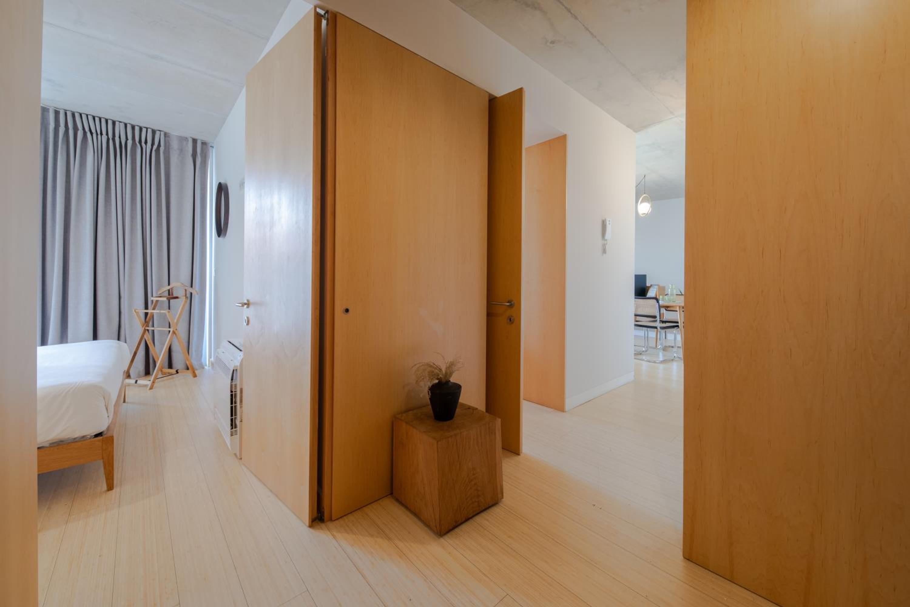Superior Two-Bedroom Apartment with Balcony and Street View