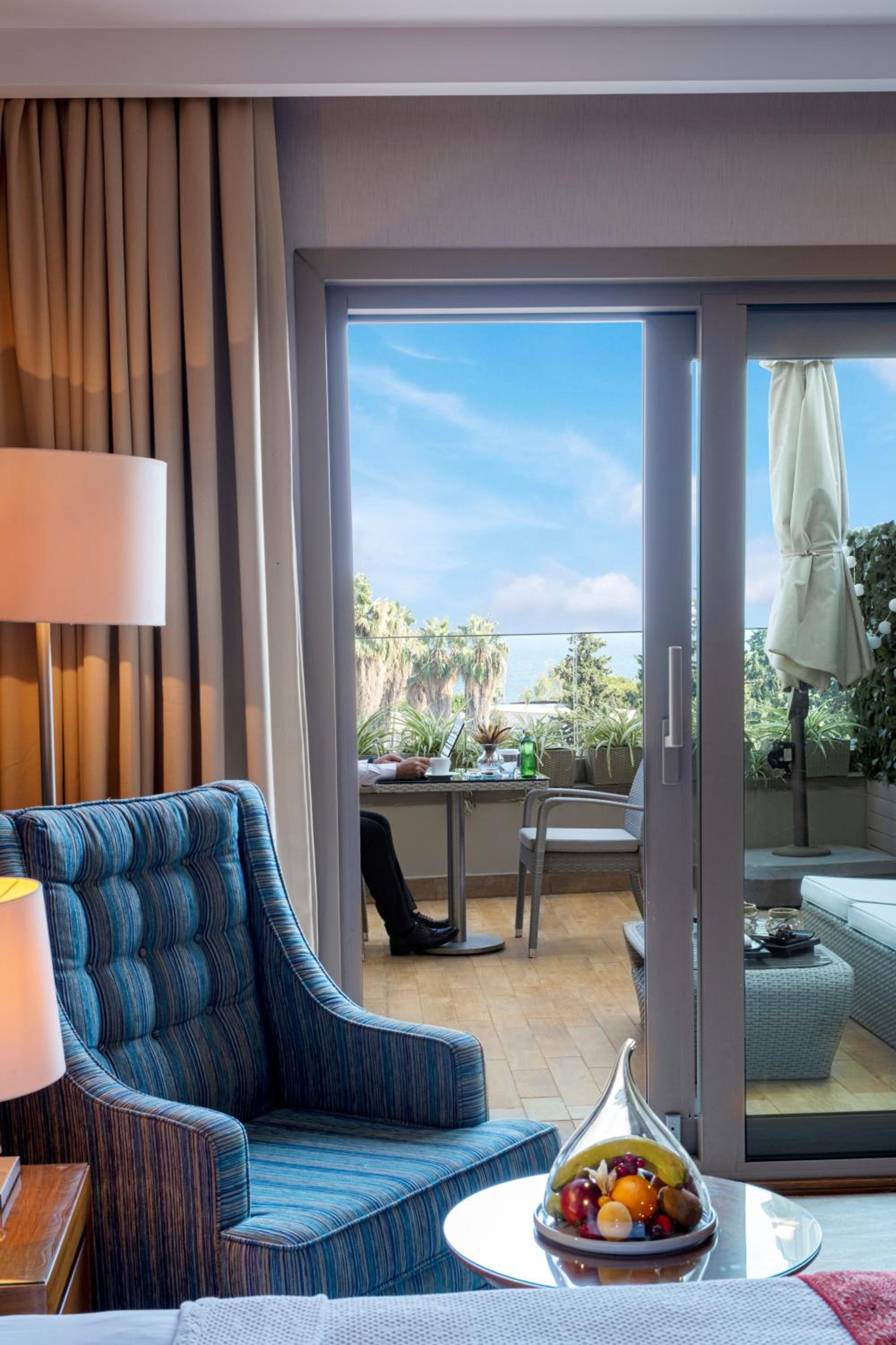Deluxe Double Room with Balcony and Sea View photo 2
