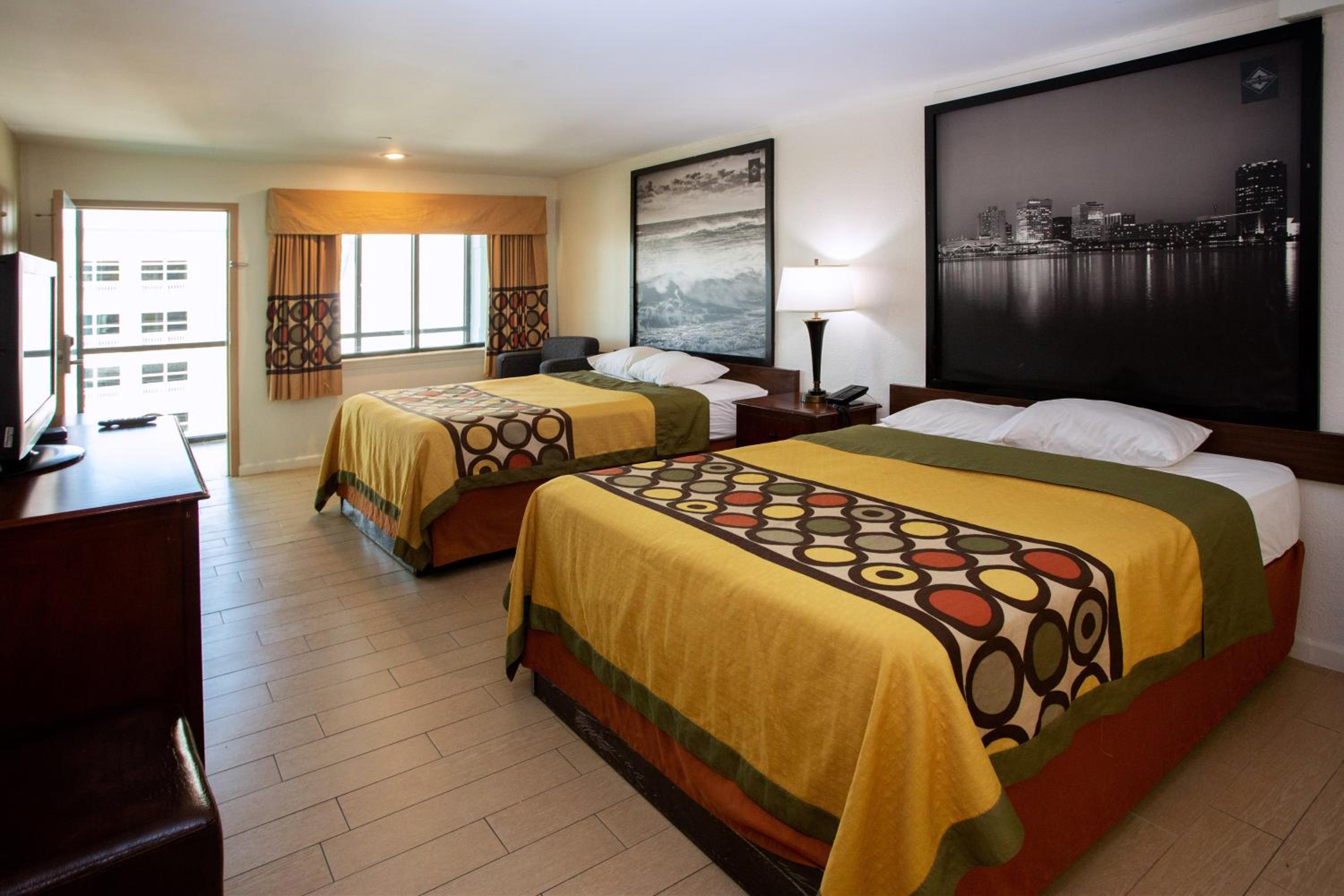 Deluxe Queen Room with Two Queen Beds - Non-Smoking - Pool View