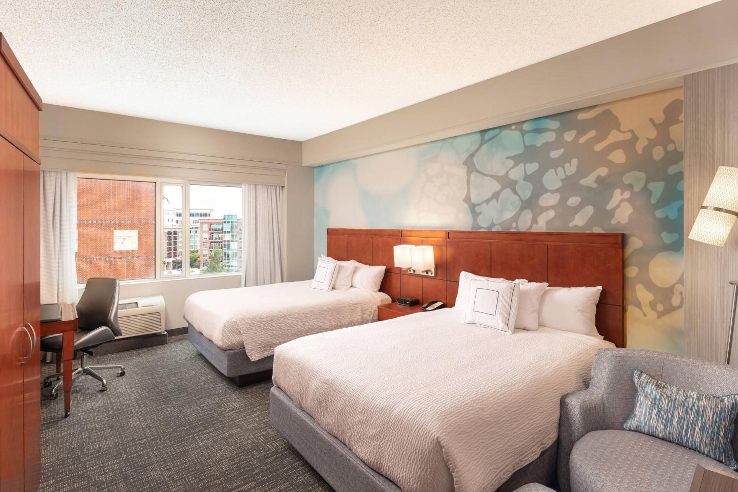Queen Room with Two Queen Beds with City View