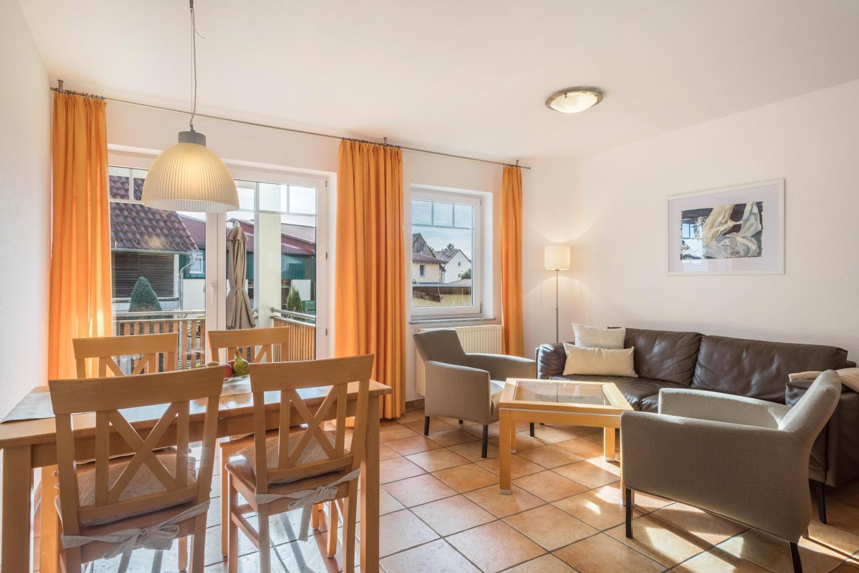 Two-Bedroom Deluxe Apartment with Garden View