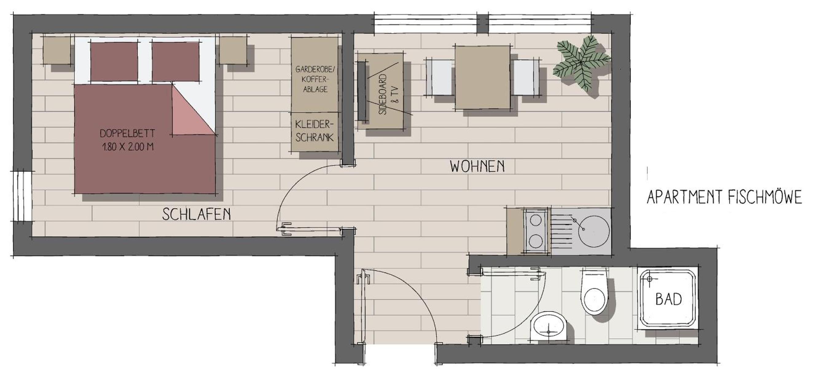 One-Bedroom Apartment photo 2