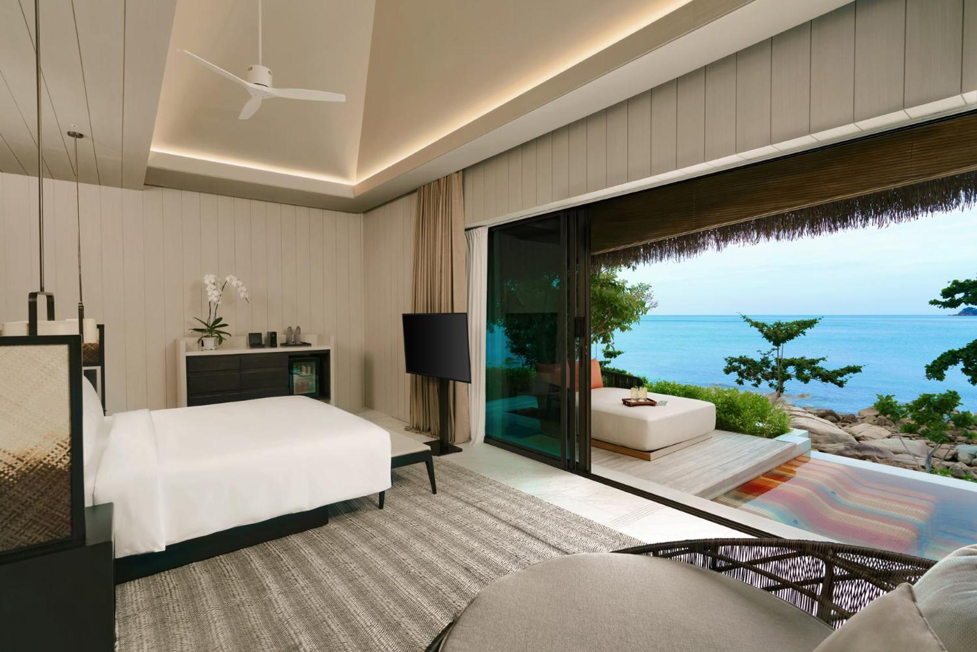 Ein-Schlafzimmer-Presidential-Villa mit Pool und Meerblick - Club-Zugang