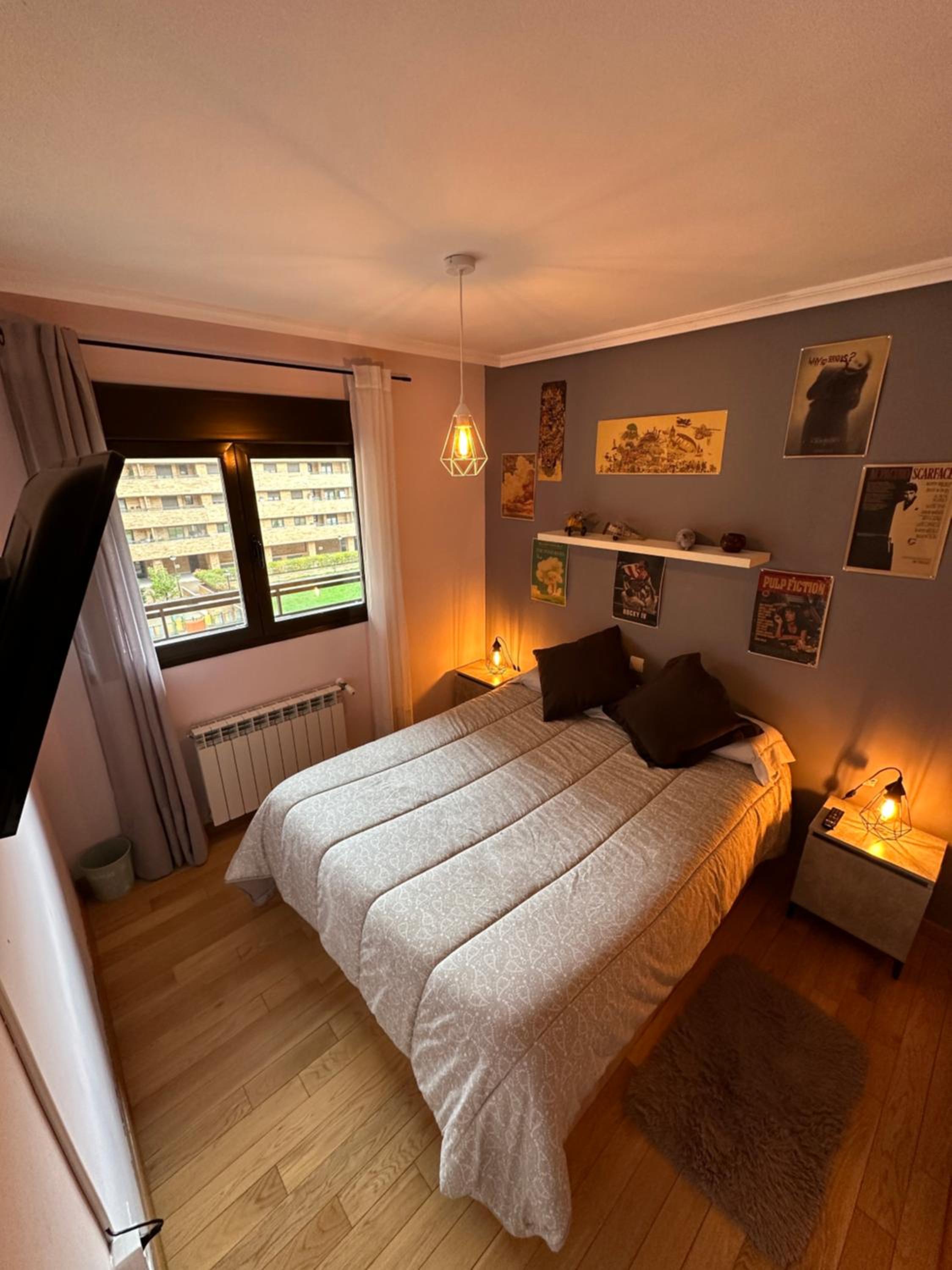 Habitación doble con baño compartido
