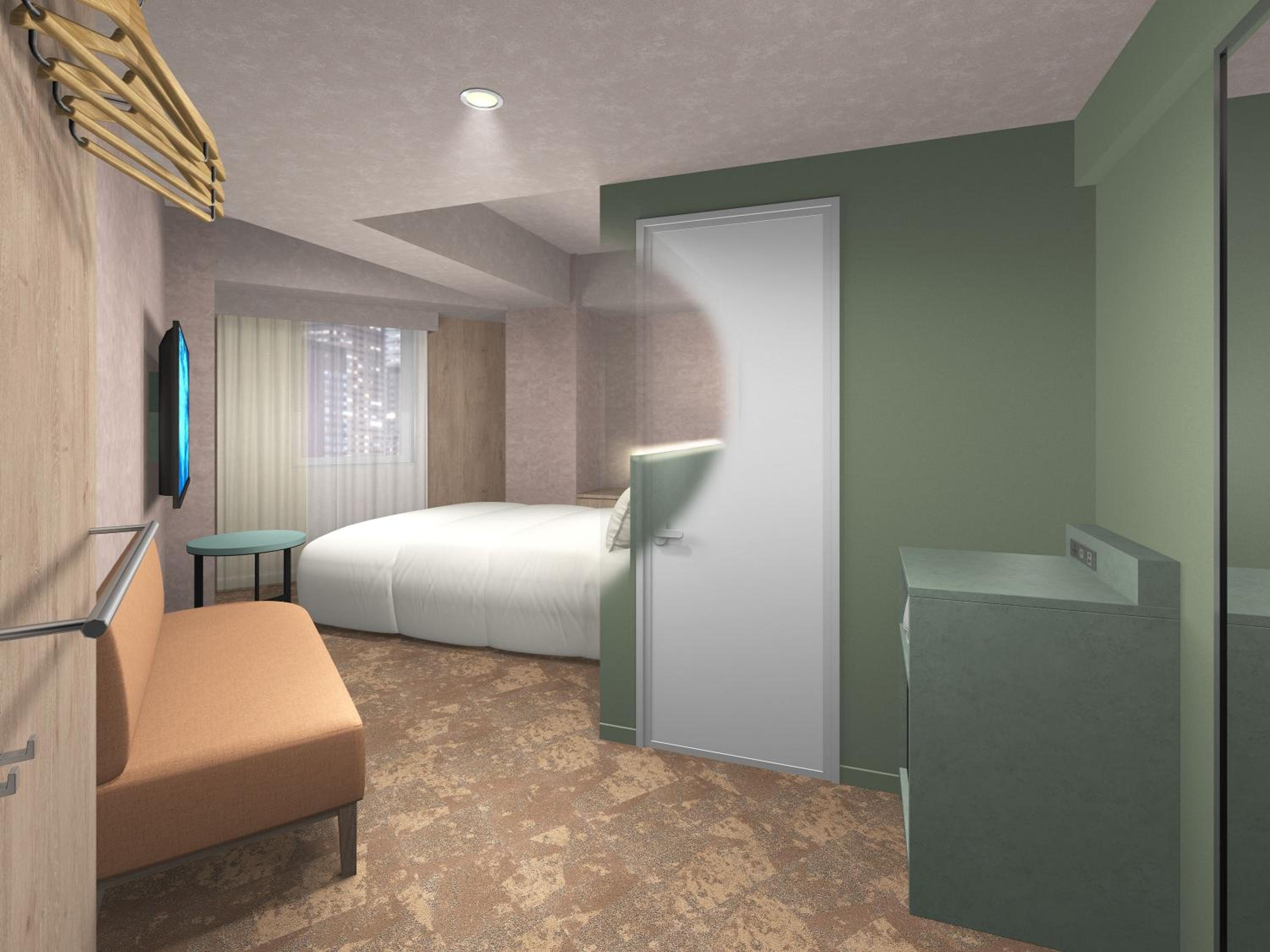 [Renovated] Queen Room Non-Smoking (Room size 16 SQM, Bed width 160 cm) photo 3