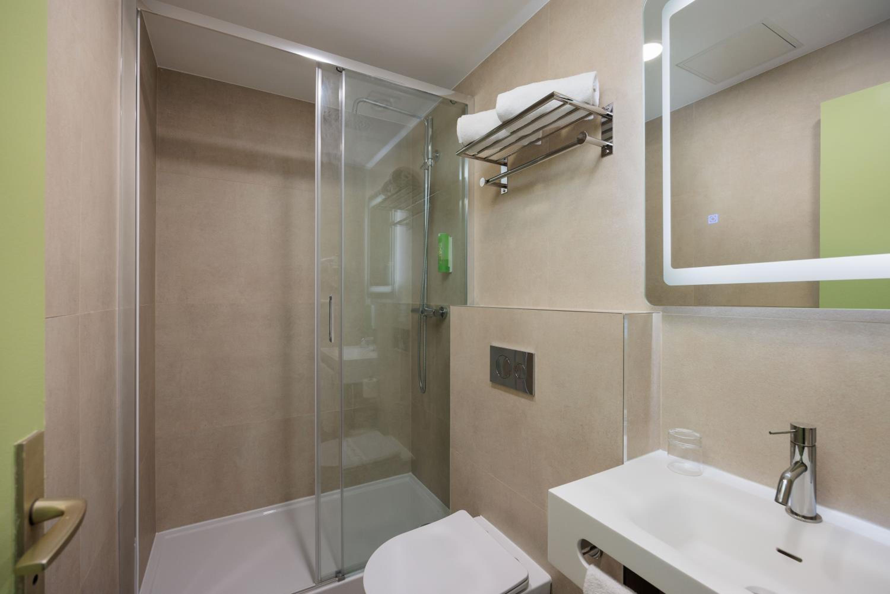 Relax in style with our modern bathroom amenities!