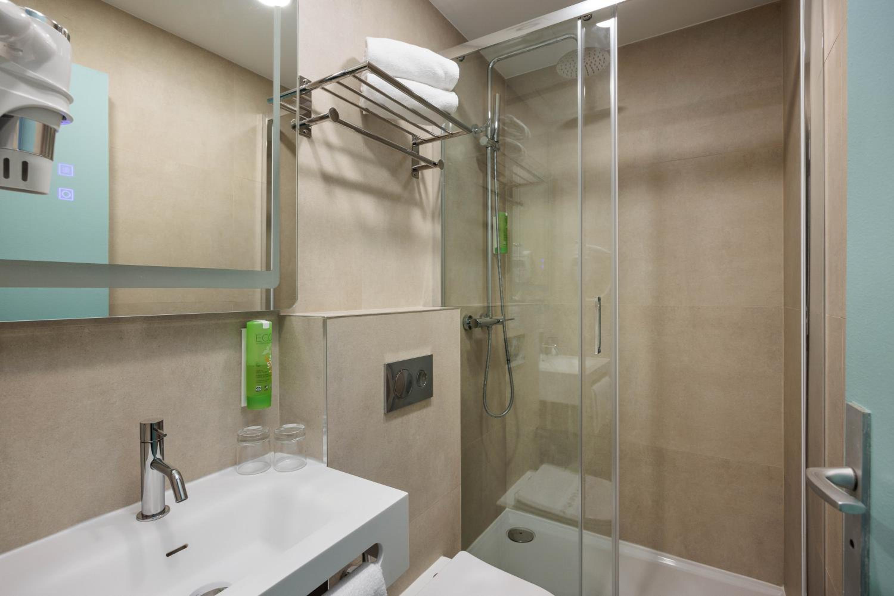 Refresh and unwind in a modern, stylish bathroom.
