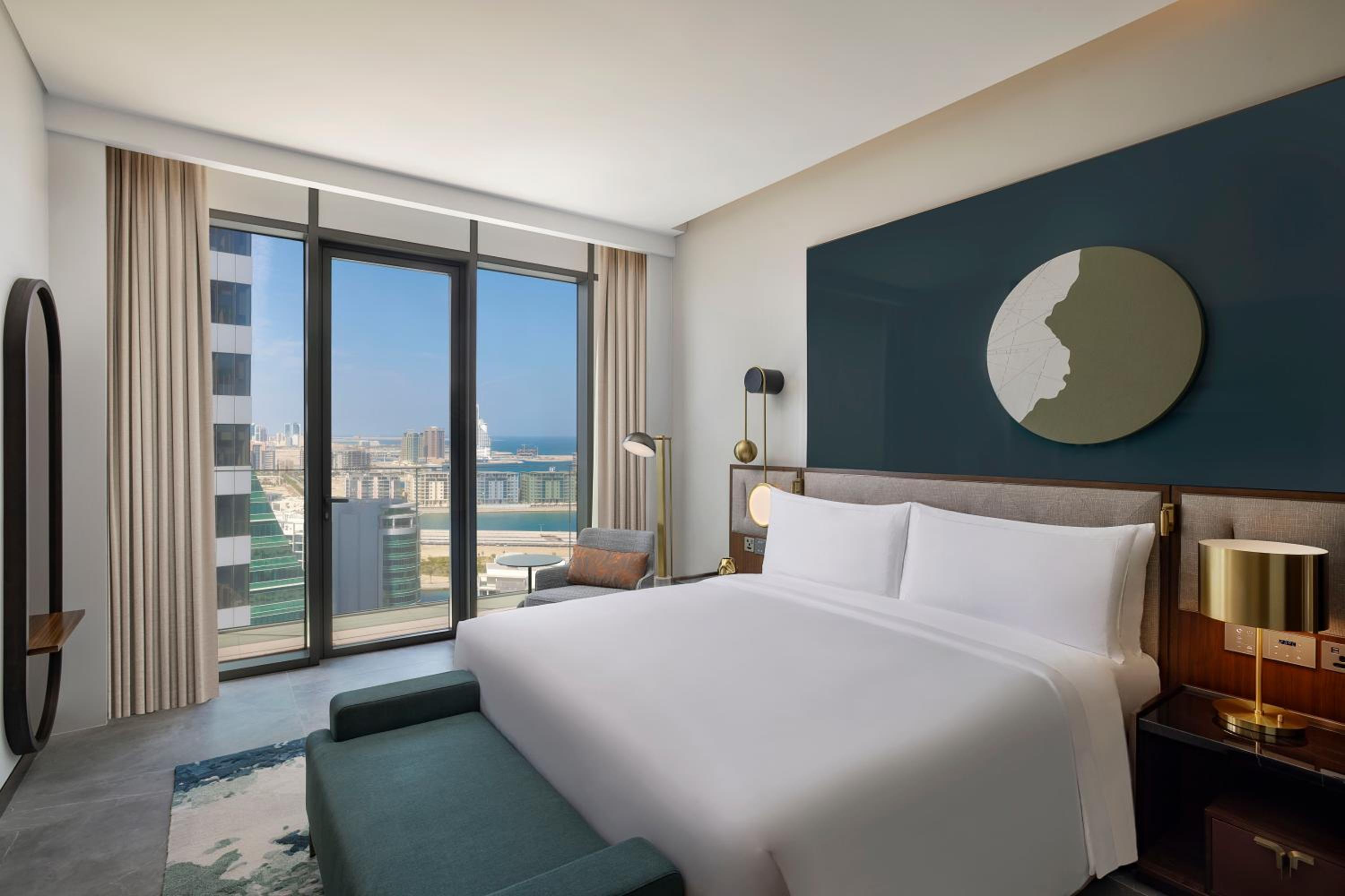 One-Bedroom King Suite with Balcony and City View