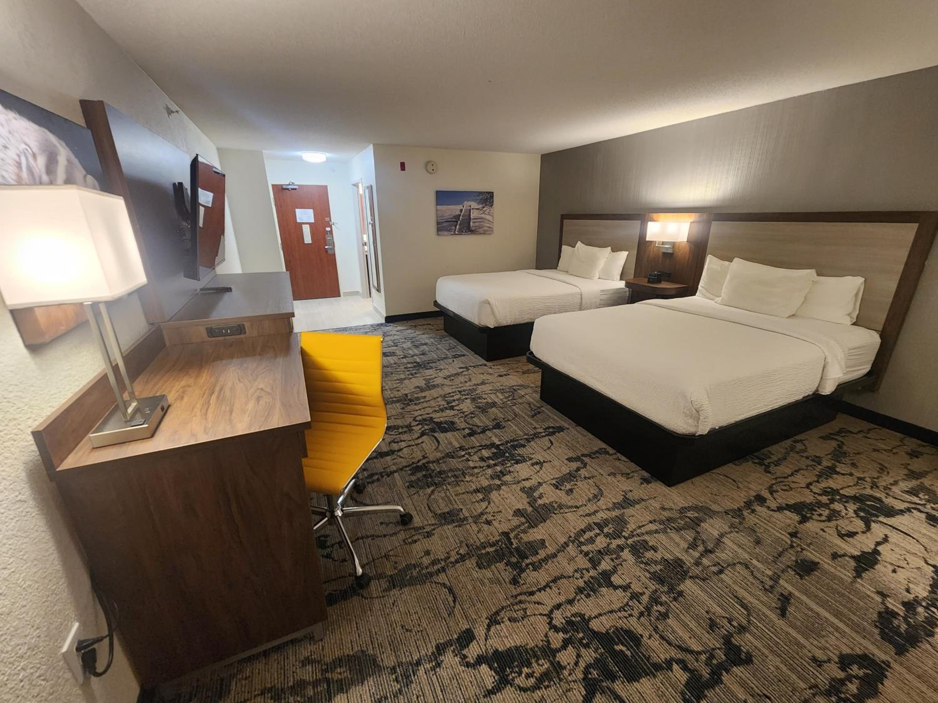 Double Room with Two Double Beds and Bath Tub - Mobility/Hearing Accessible - Non-Smoking - Photo 5