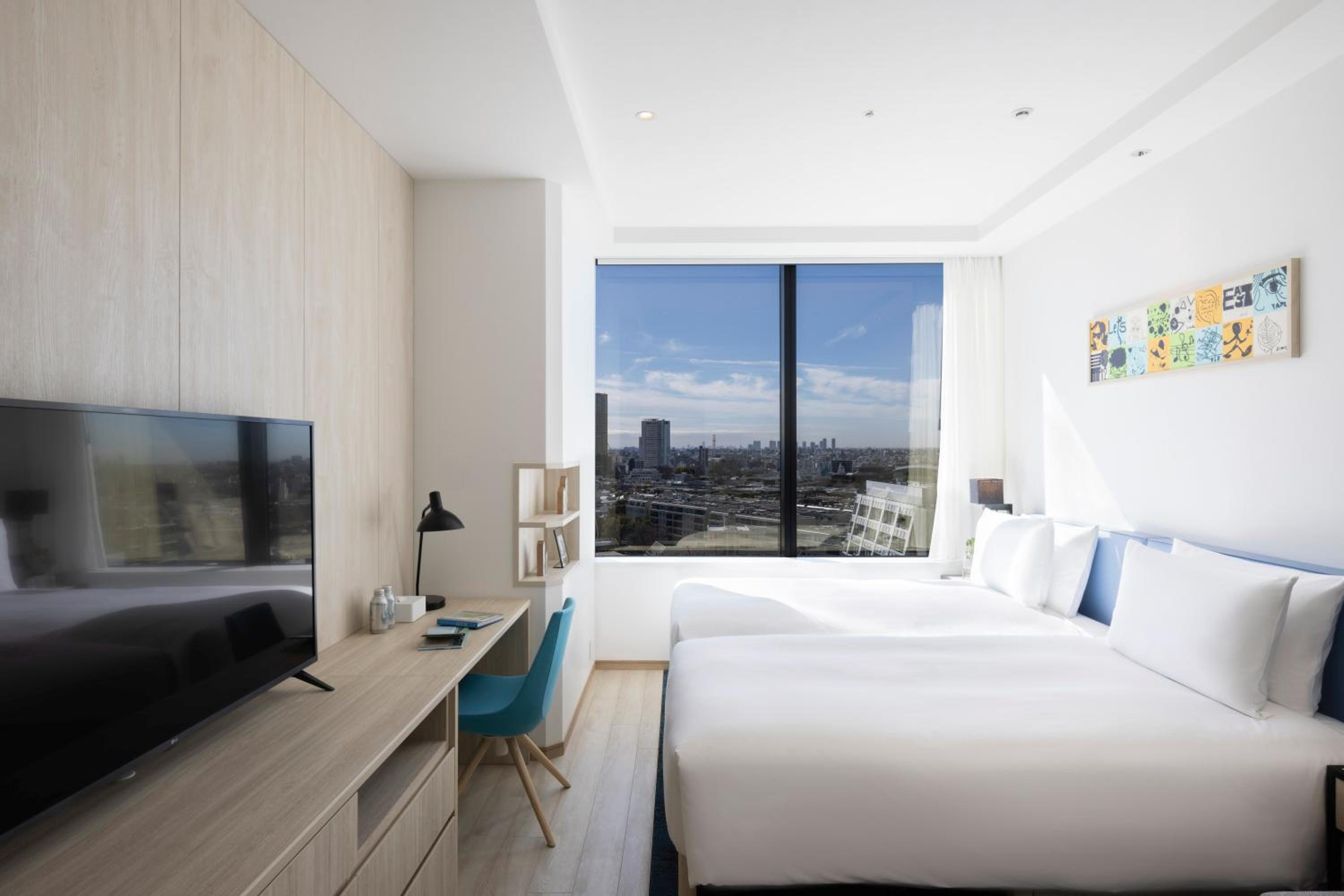 Double Room with Two Twin Beds and Sofa Bed