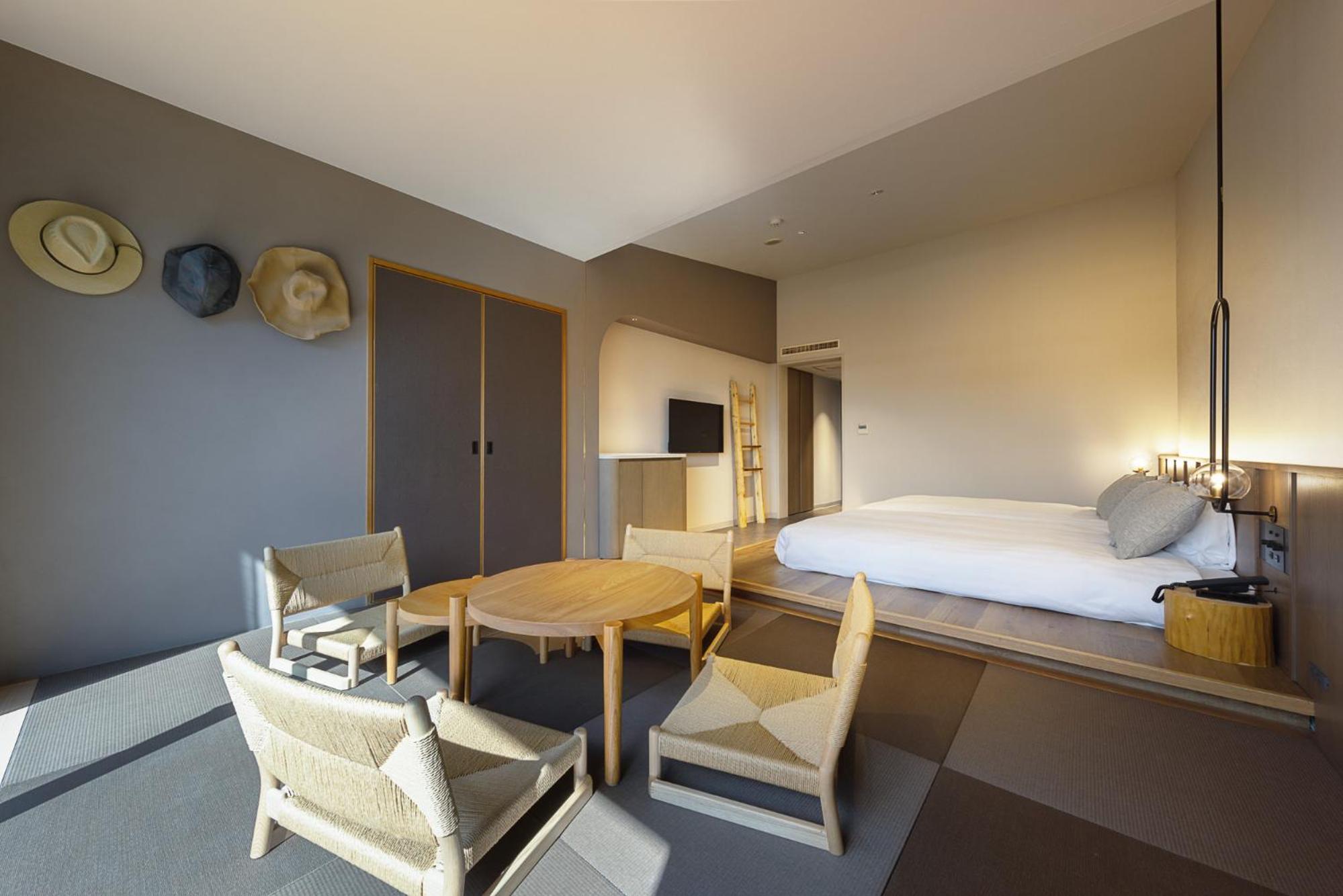 Deluxe Iwaburo Onsen Twin & Tatami with Japanese Style Bed photo 3
