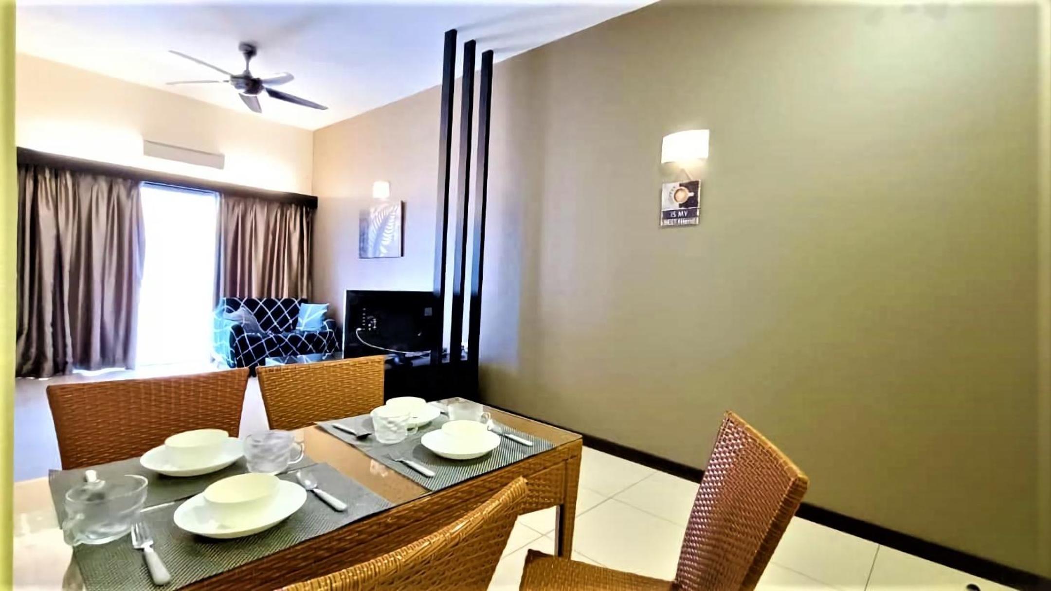 Two-Bedroom Deluxe Apartment (Free 4 Waterpark Ticket and Low floor)