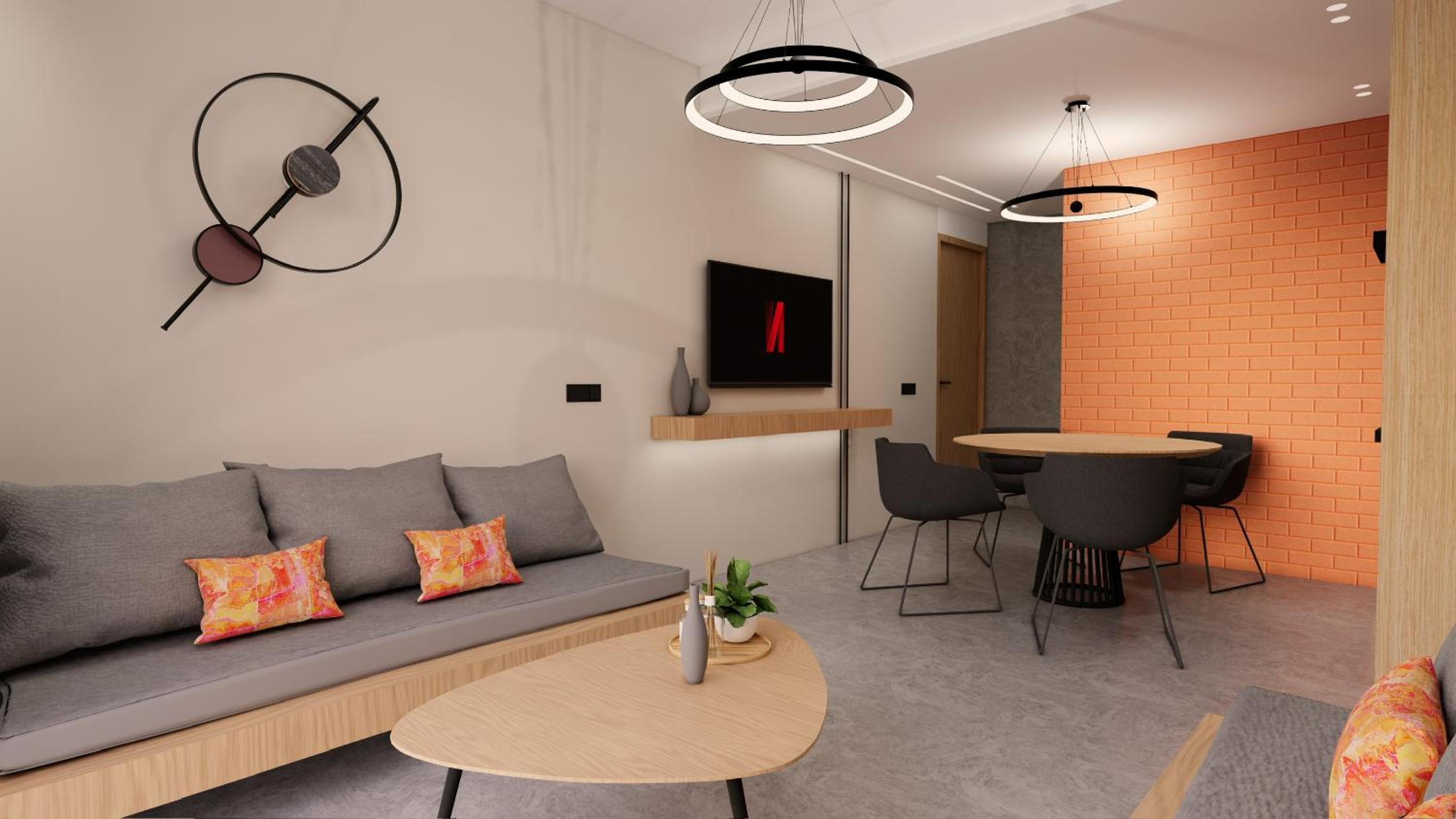 Red One-Bedroom Suite with Indoor Spa Bath photo 3