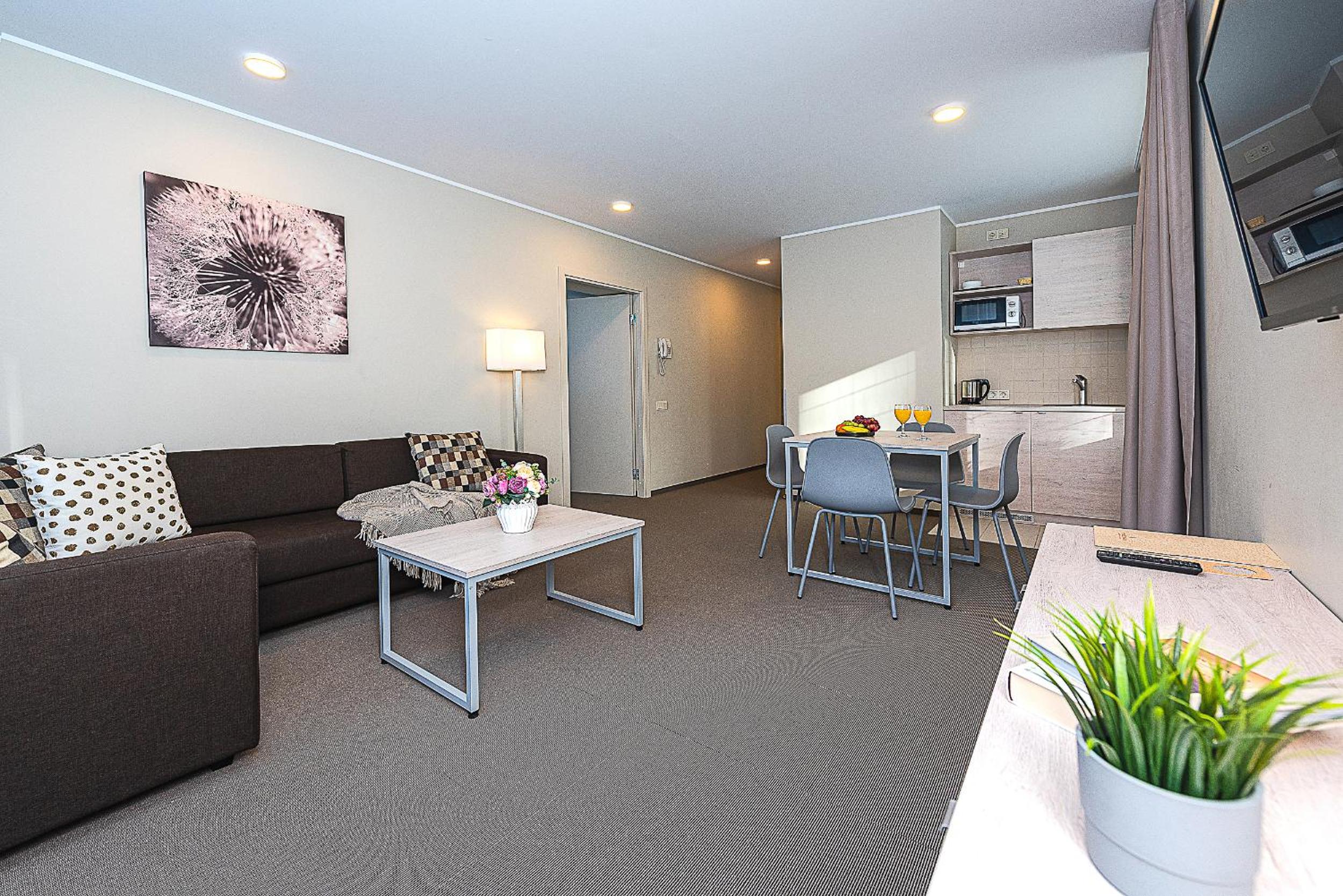 Two-bedroom Room with Living Room, Kitchenette and Spa Access