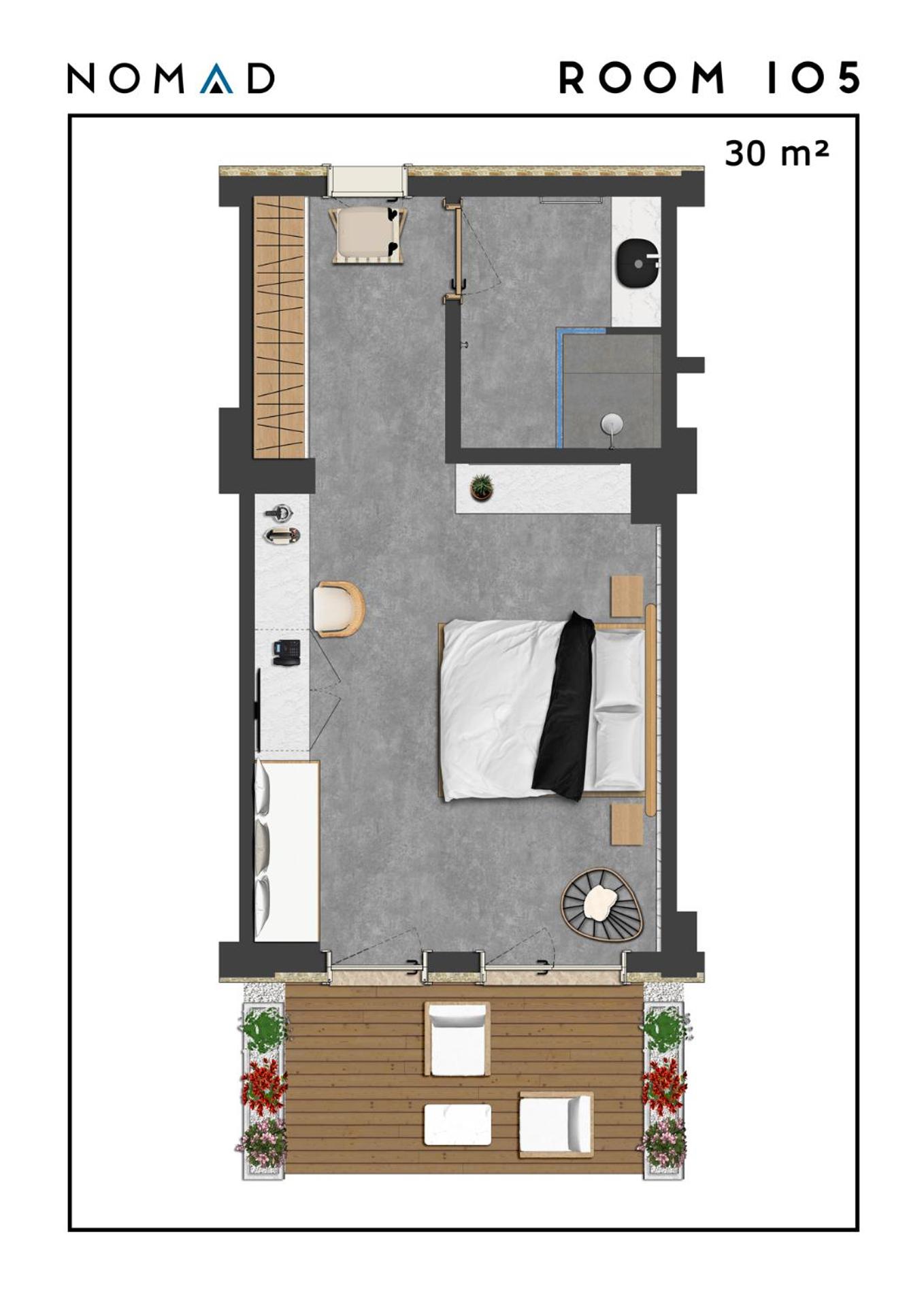 Double Room with Patio photo 2