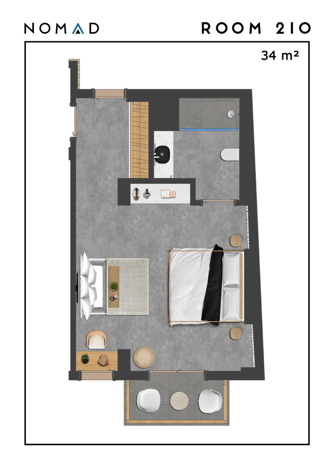 Deluxe Double Room with Balcony photo 2