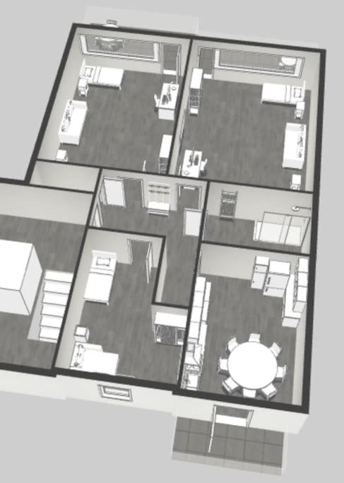 Three-Bedroom Apartment photo 2