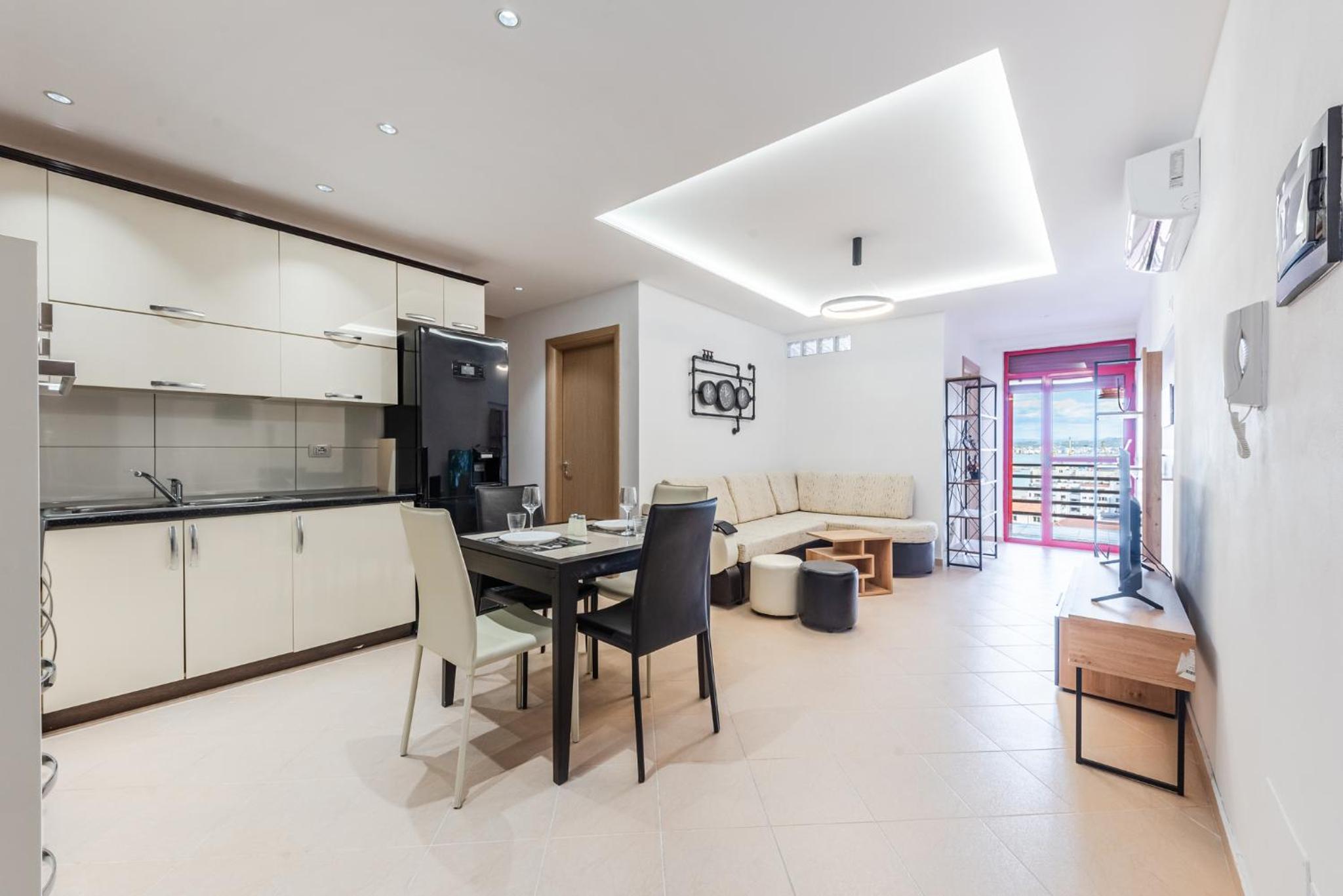 Two-Bedroom Apartment with Balcony