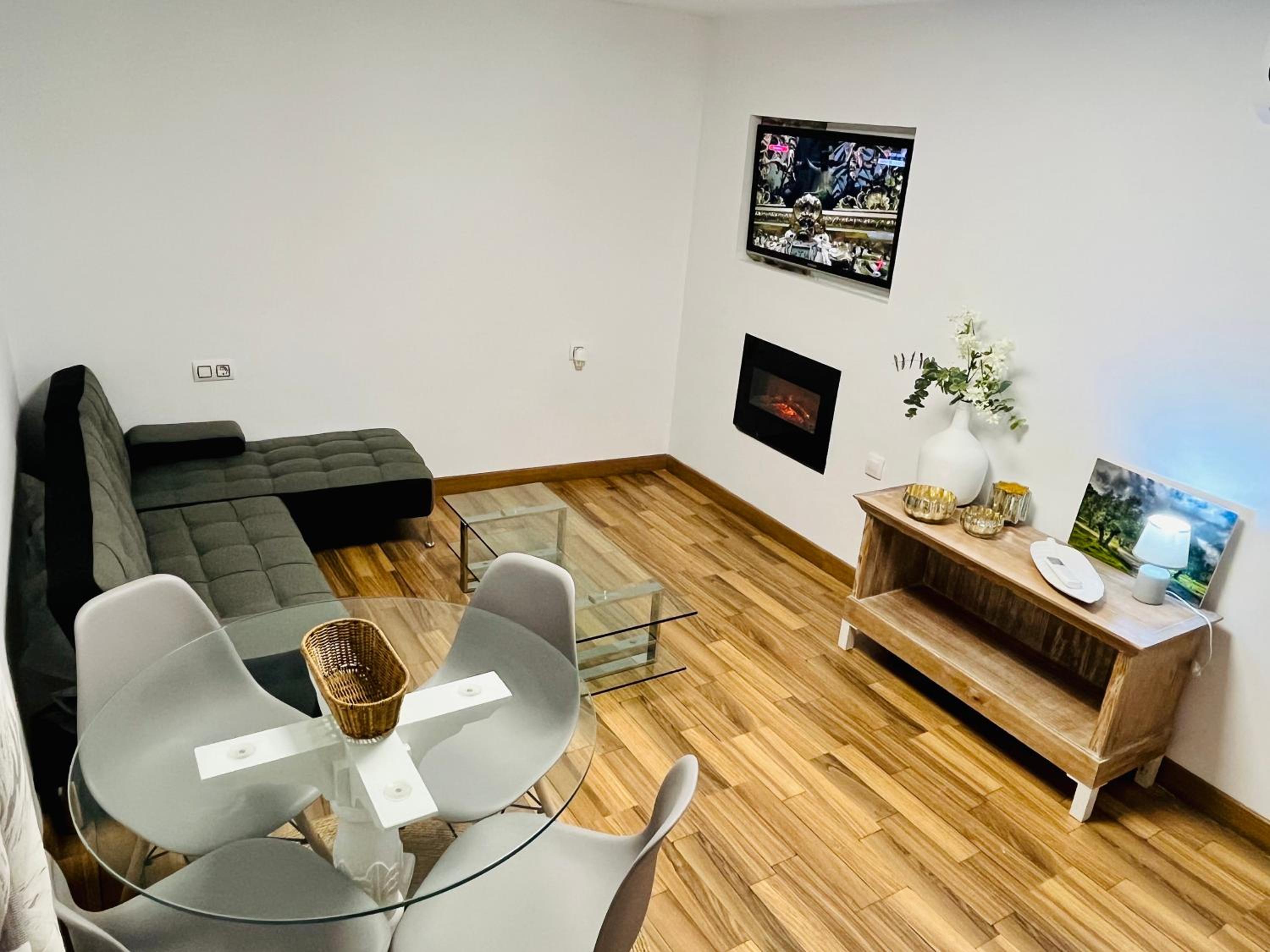 Apartamento de una habitación con acceso por escalera