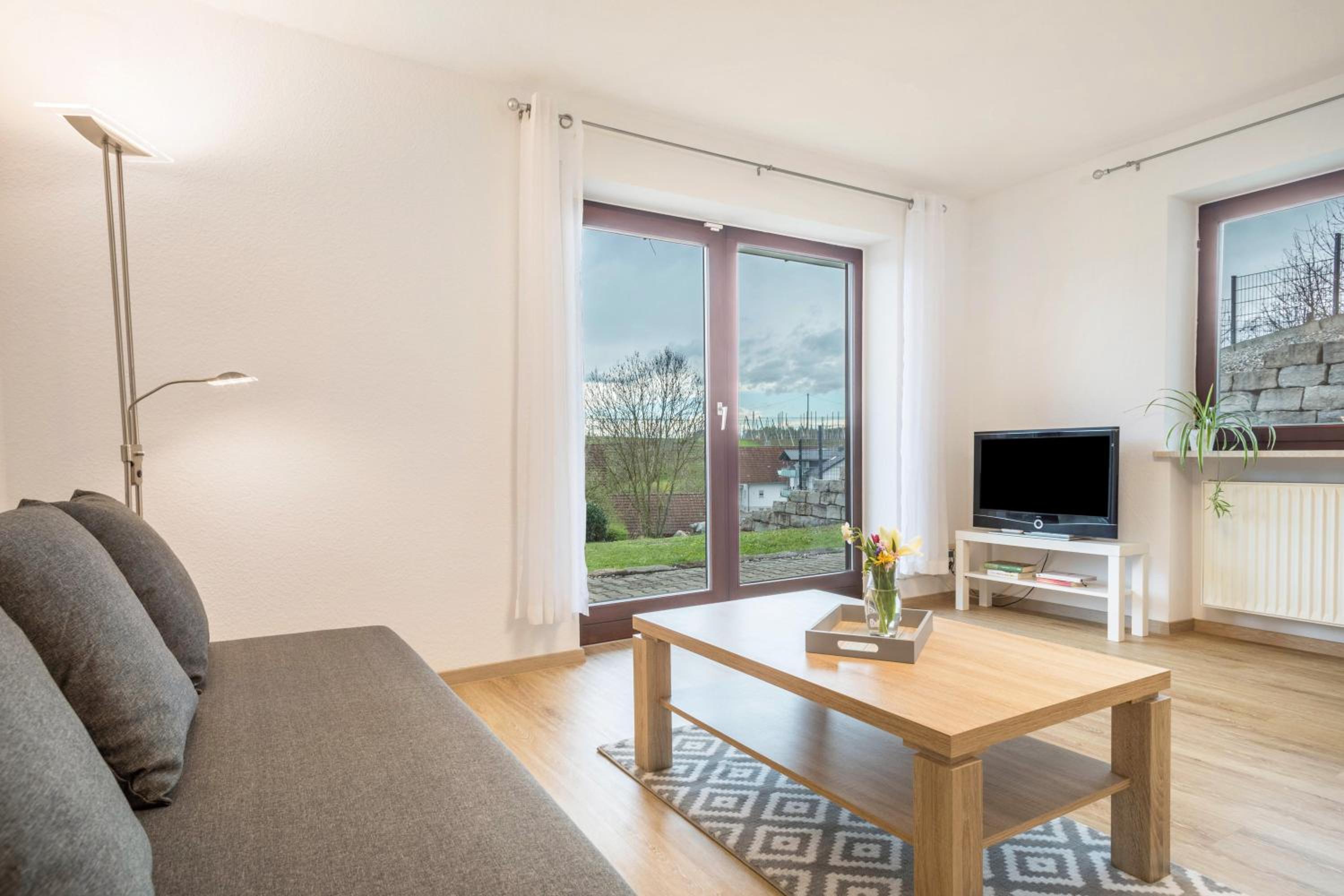 One-Bedroom Apartment with Garden View