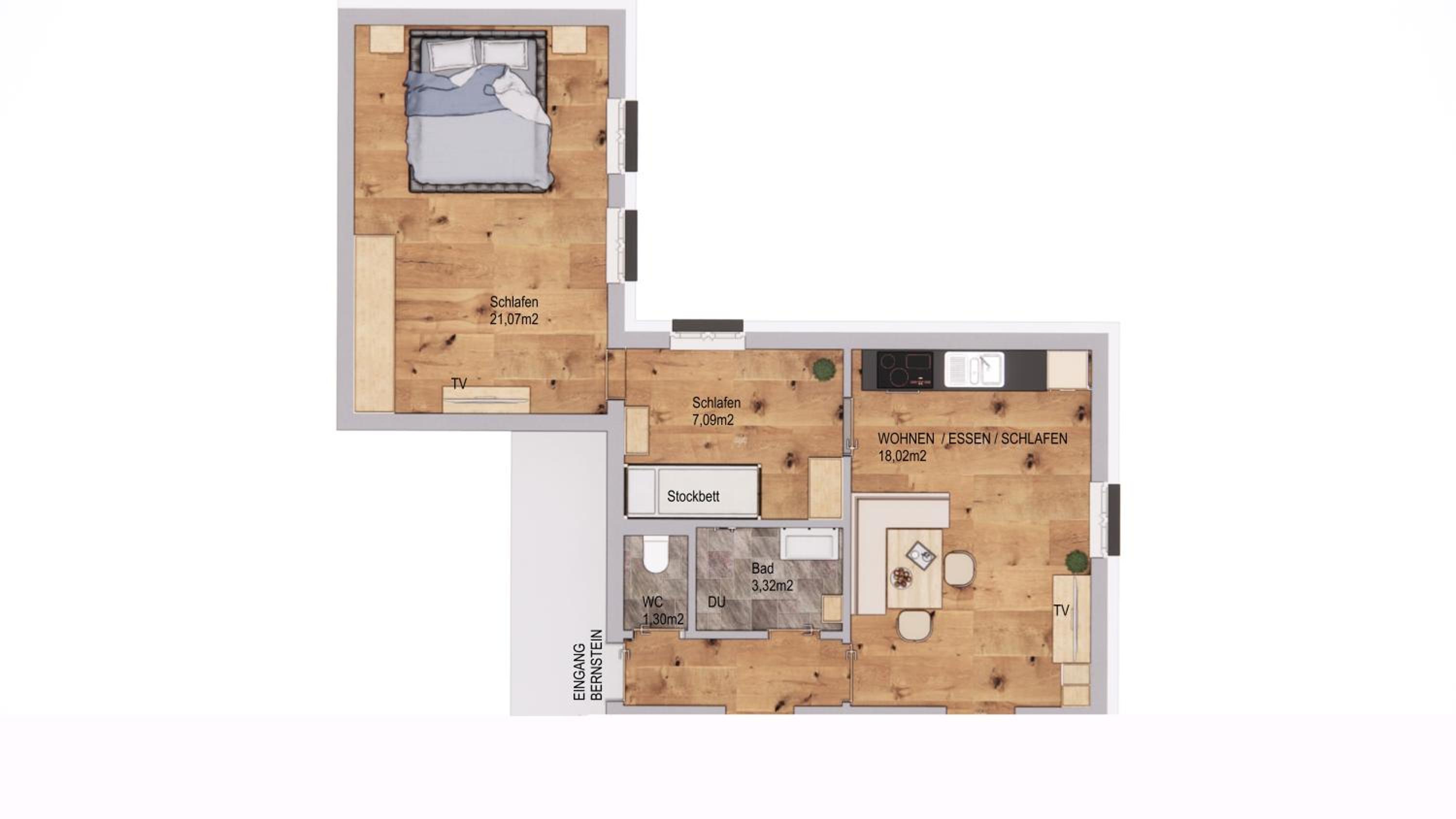 Apartment with Balcony photo 2