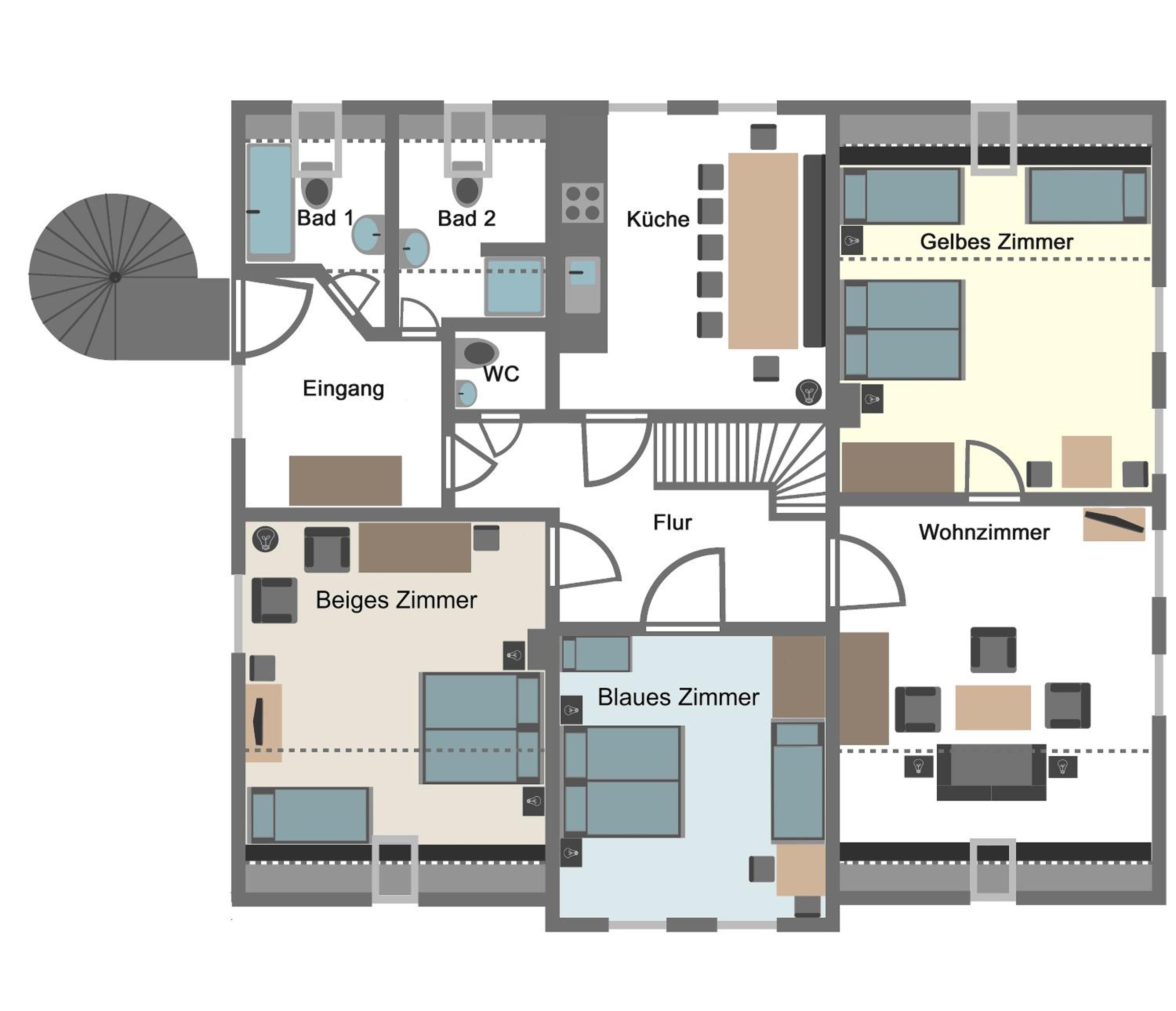 Three-Bedroom Apartment photo 2