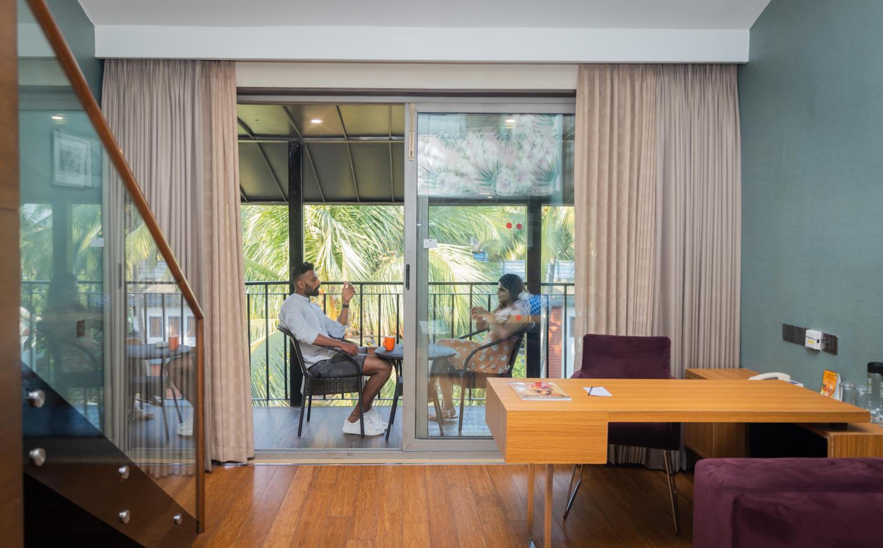 Elegance Suite - INR 500 Credit on SPA per stay - Happy Hours 1+1 (5pm to 7pm) - 15% Discount on Food & Beverages - 10% Discount on One way Local transfers Elegance Suite - INR 500 Credit on SPA per stay - Happy Hours 1+1 (5pm to 7pm) - 15% Discount on Food & Beverages - 10% Discount on One way Local transfers