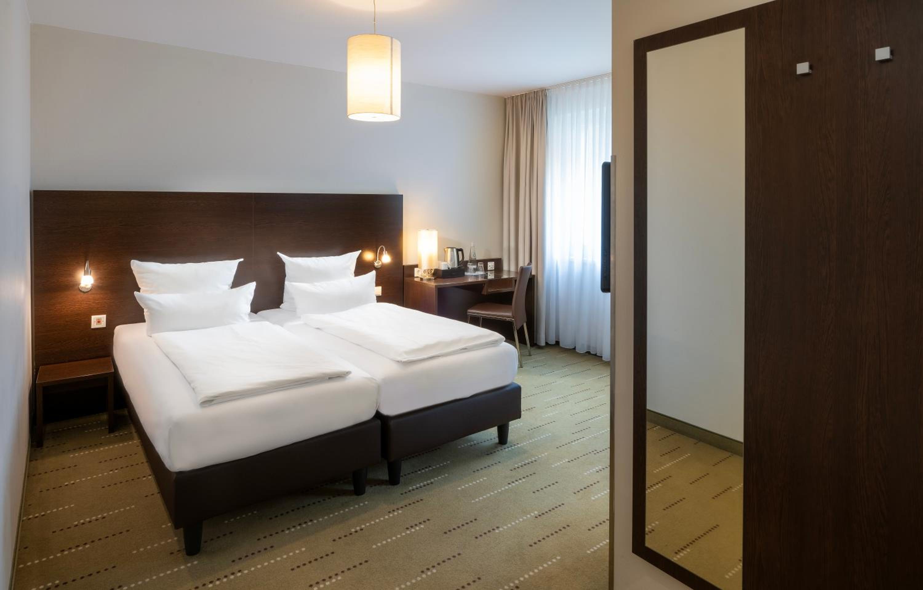 Comfort Room with two single beds