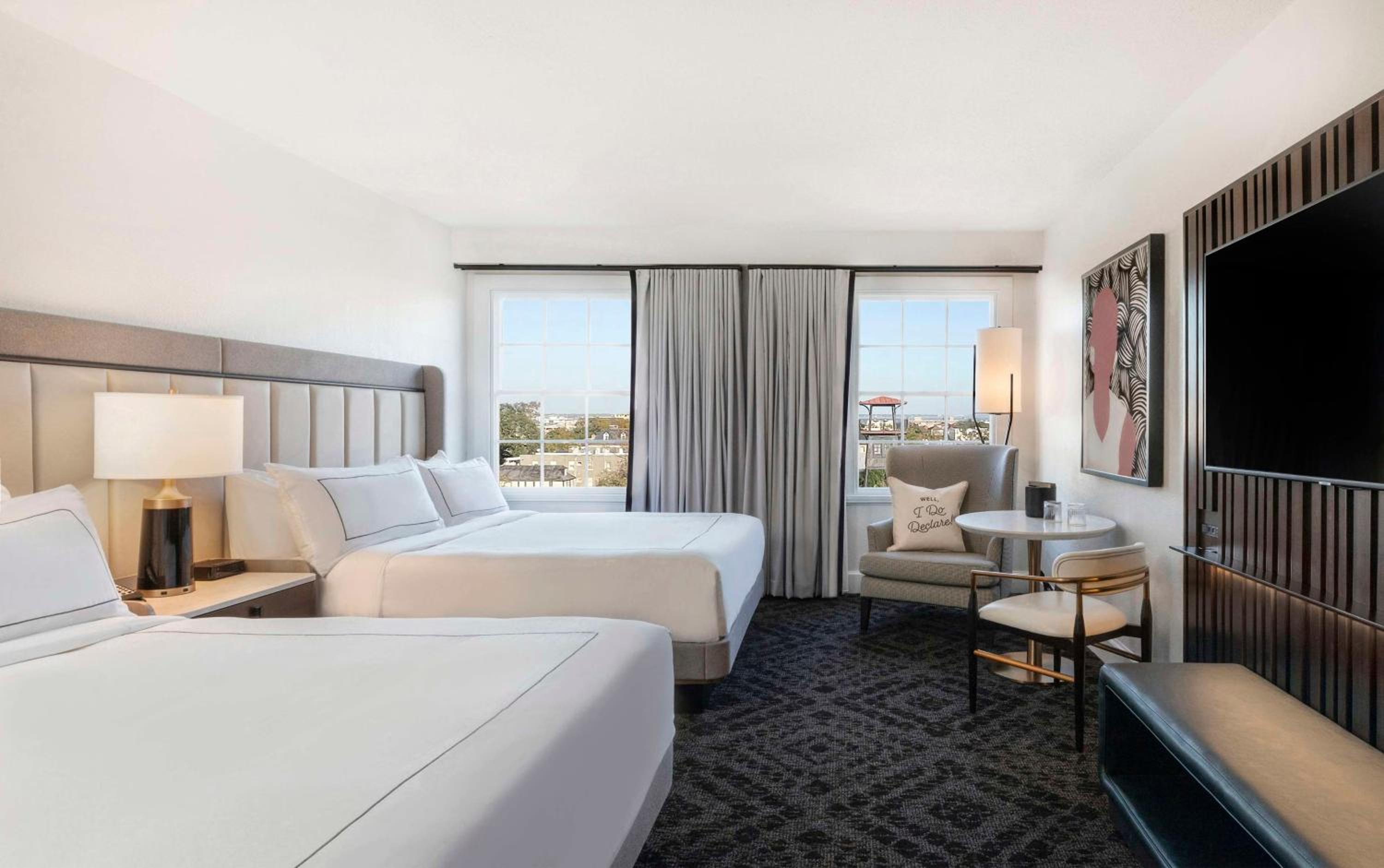 Deluxe Queen Room with Two Queen Beds and City View - Photo 1
