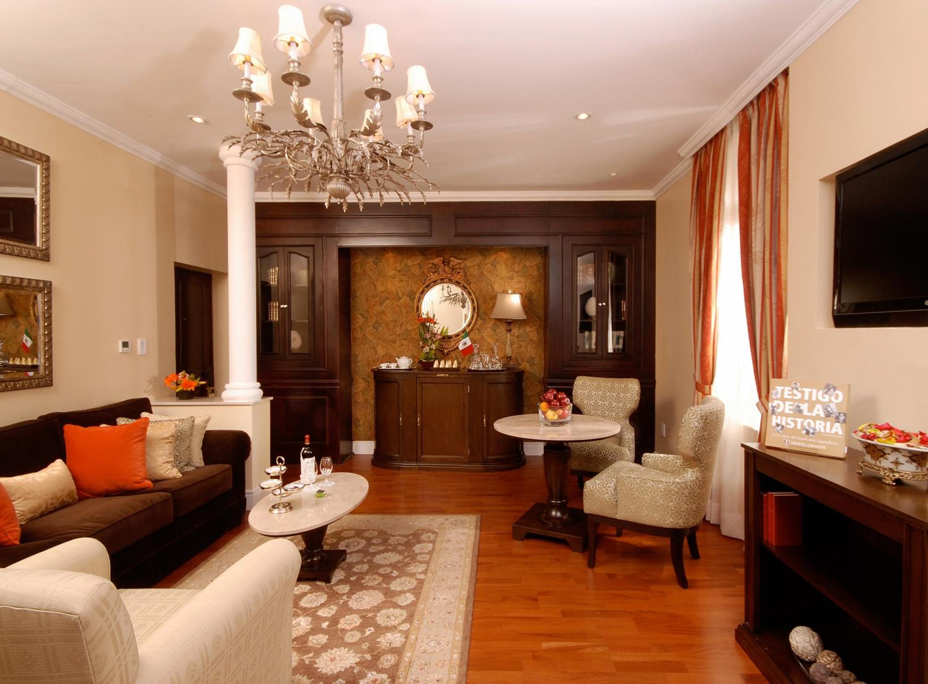 Relax in style in our elegant hotel room.